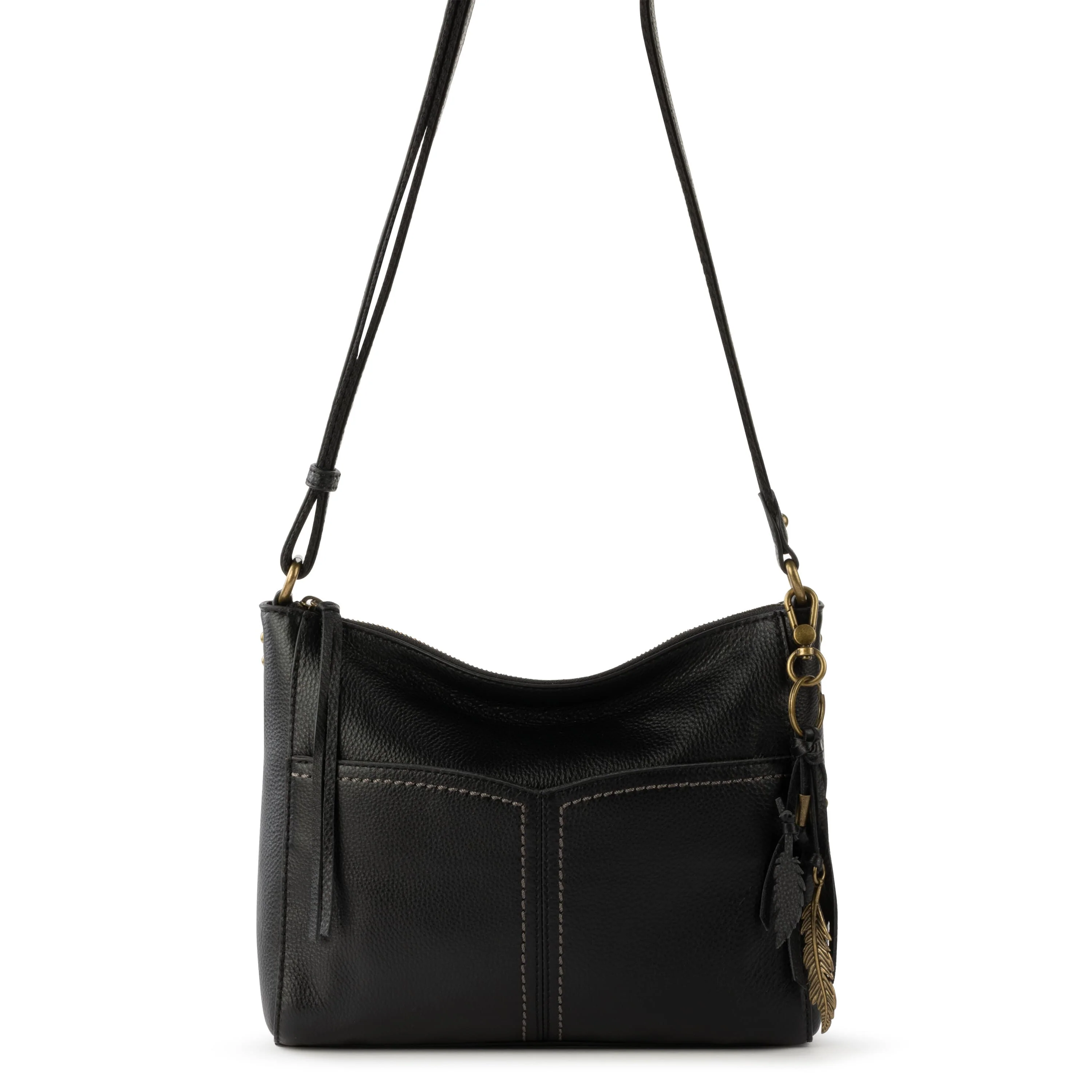 Alameda Crossbody - Leather - Black - Image 2