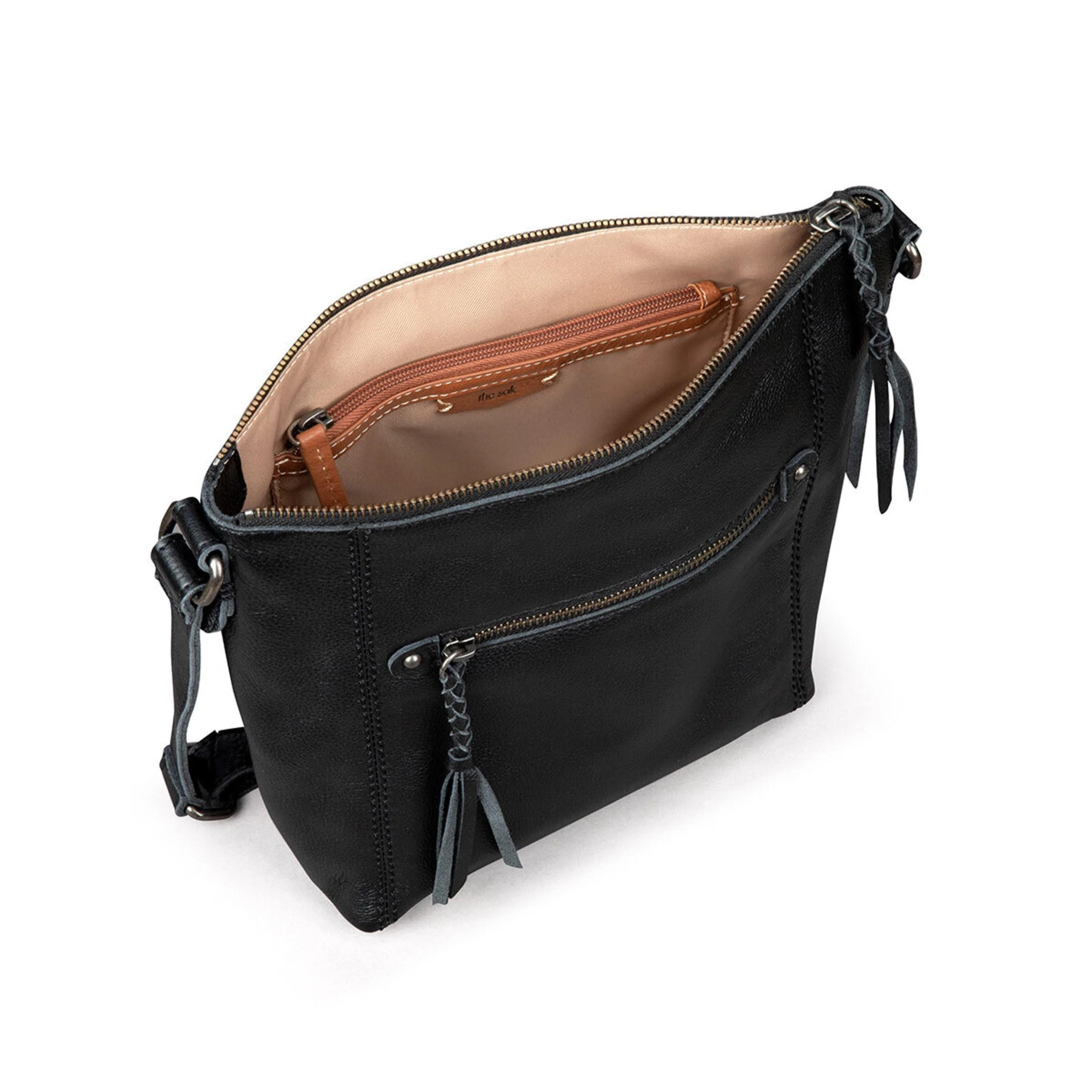 Ashland Crossbody - Leather - Black - Image 4