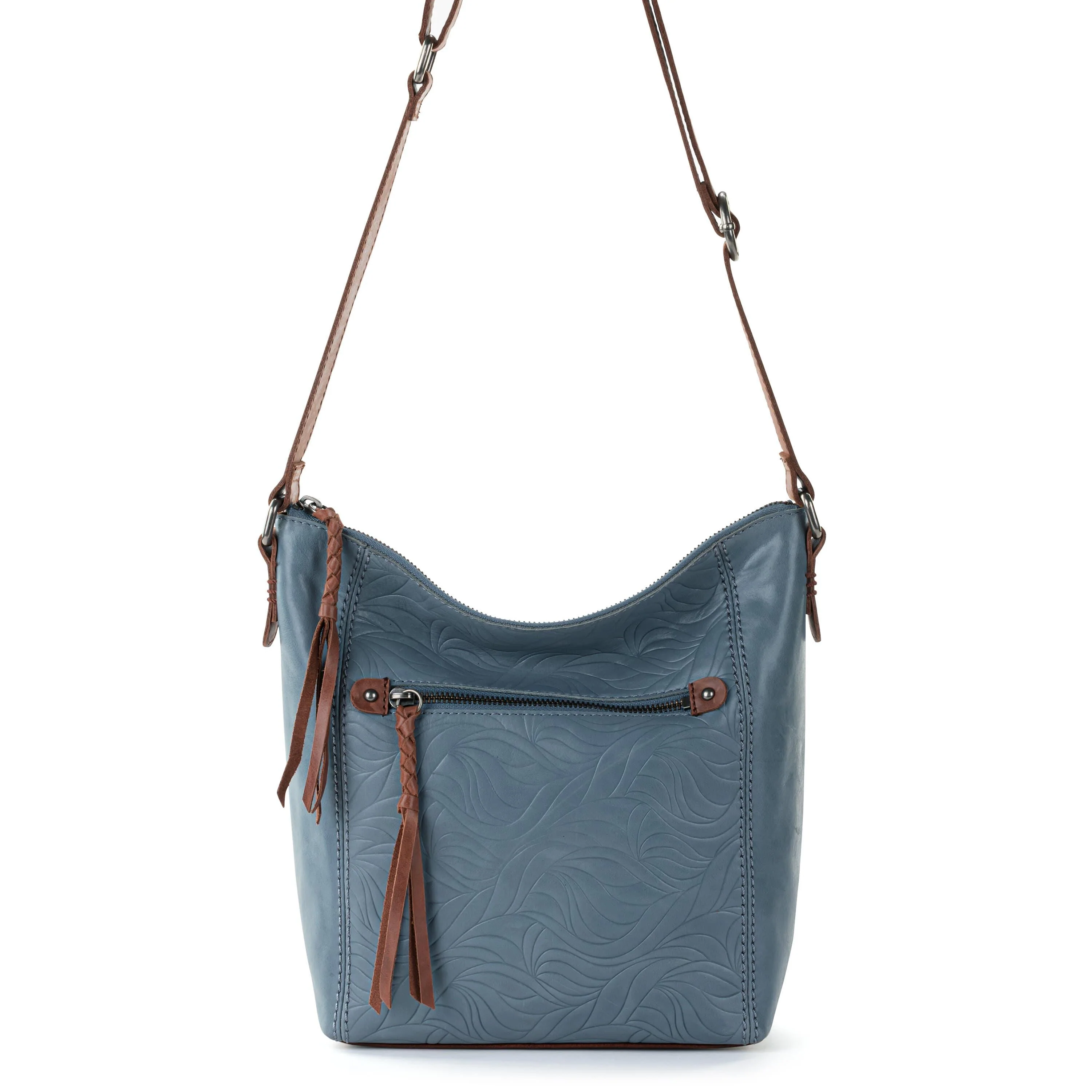 Ashland Crossbody - Leather - Maritime Wave Embossed - Image 3