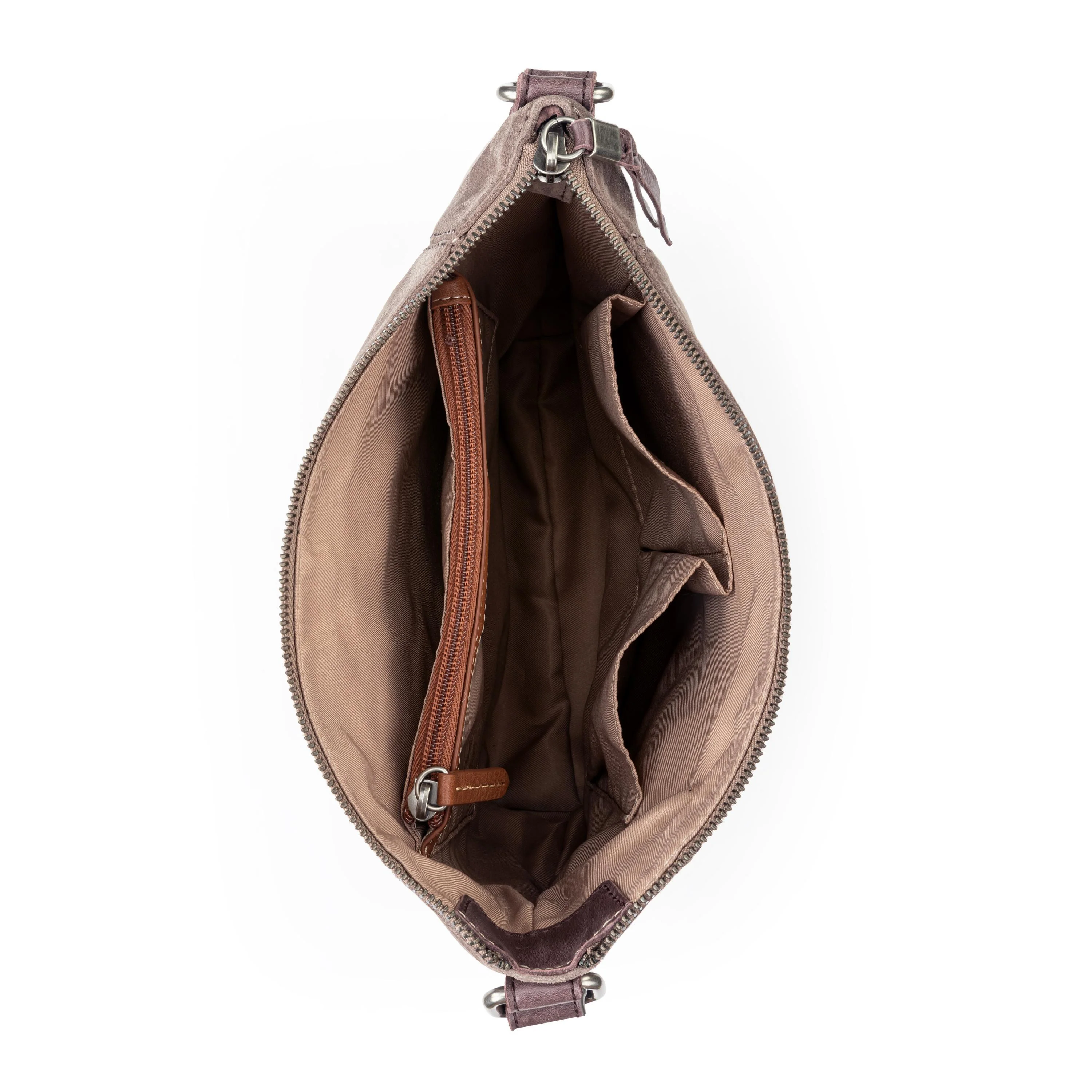 Ashland Crossbody - Leather - Mushroom Suede - Image 4