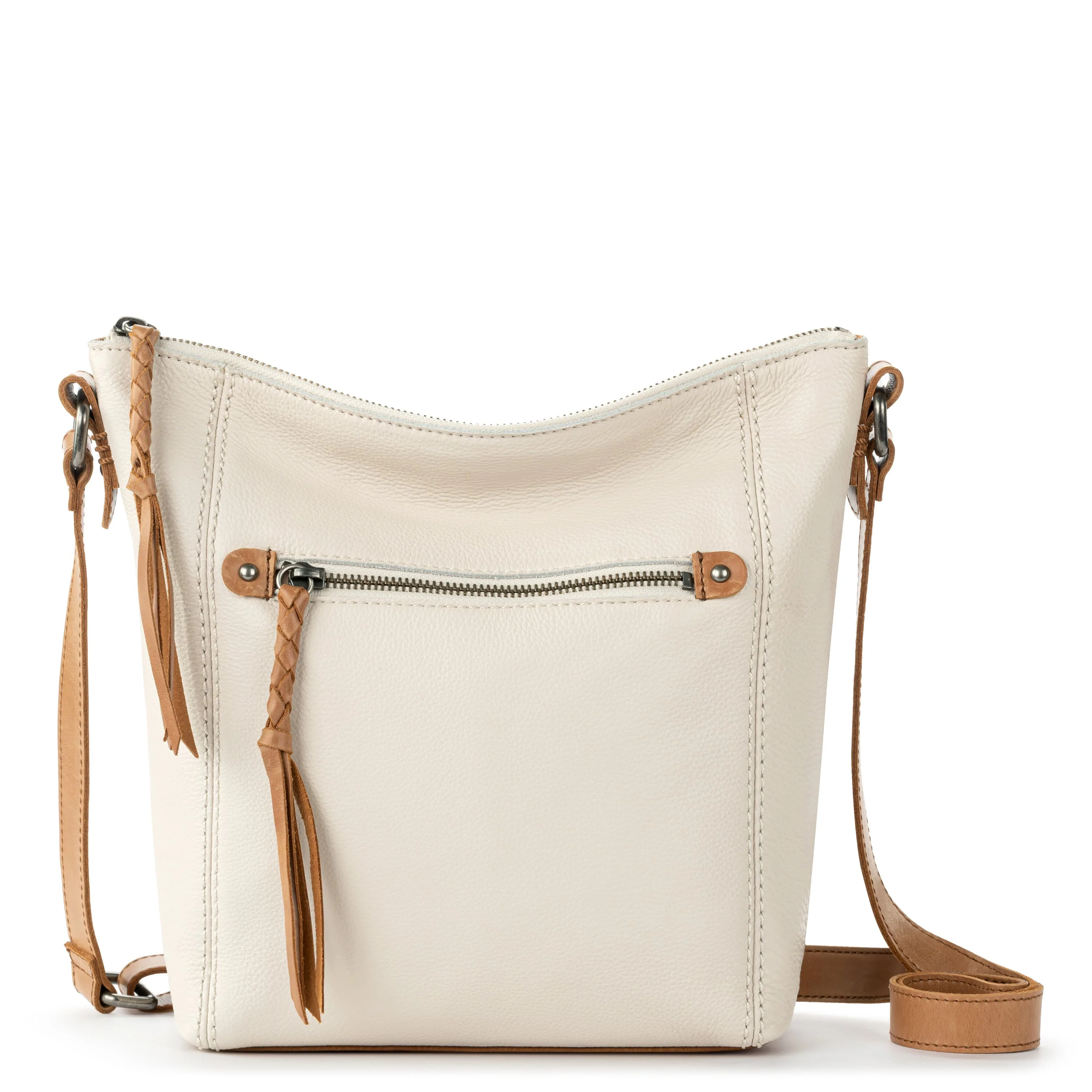 Ashland Crossbody - Leather - Stone