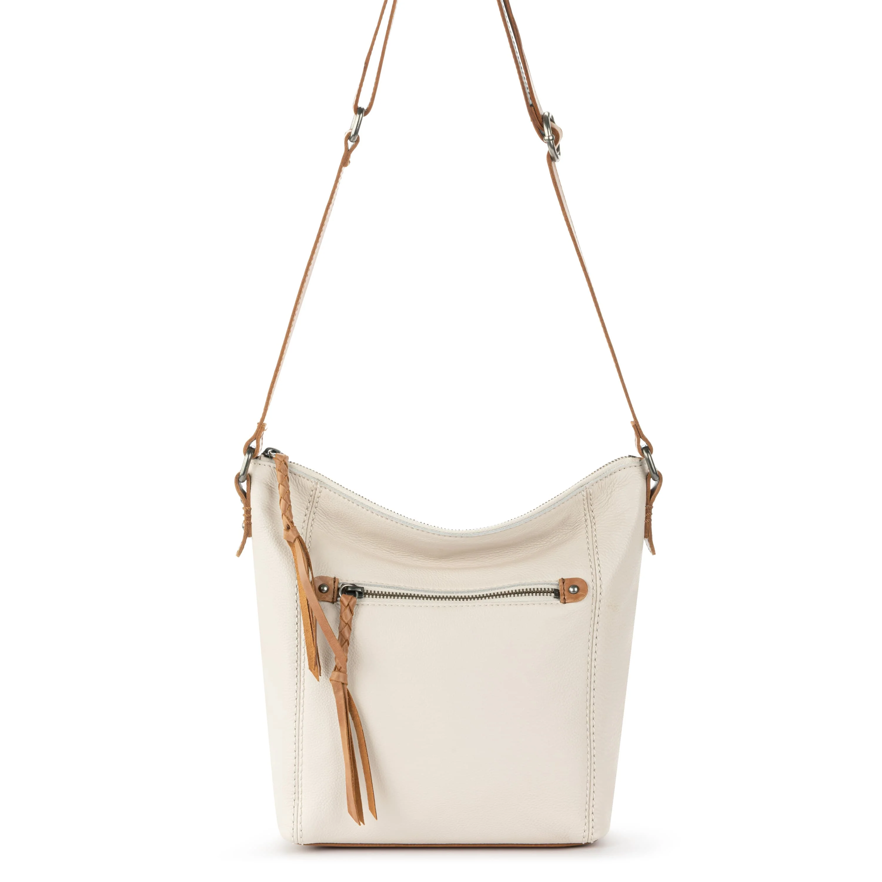 Ashland Crossbody - Leather - Stone - Image 2