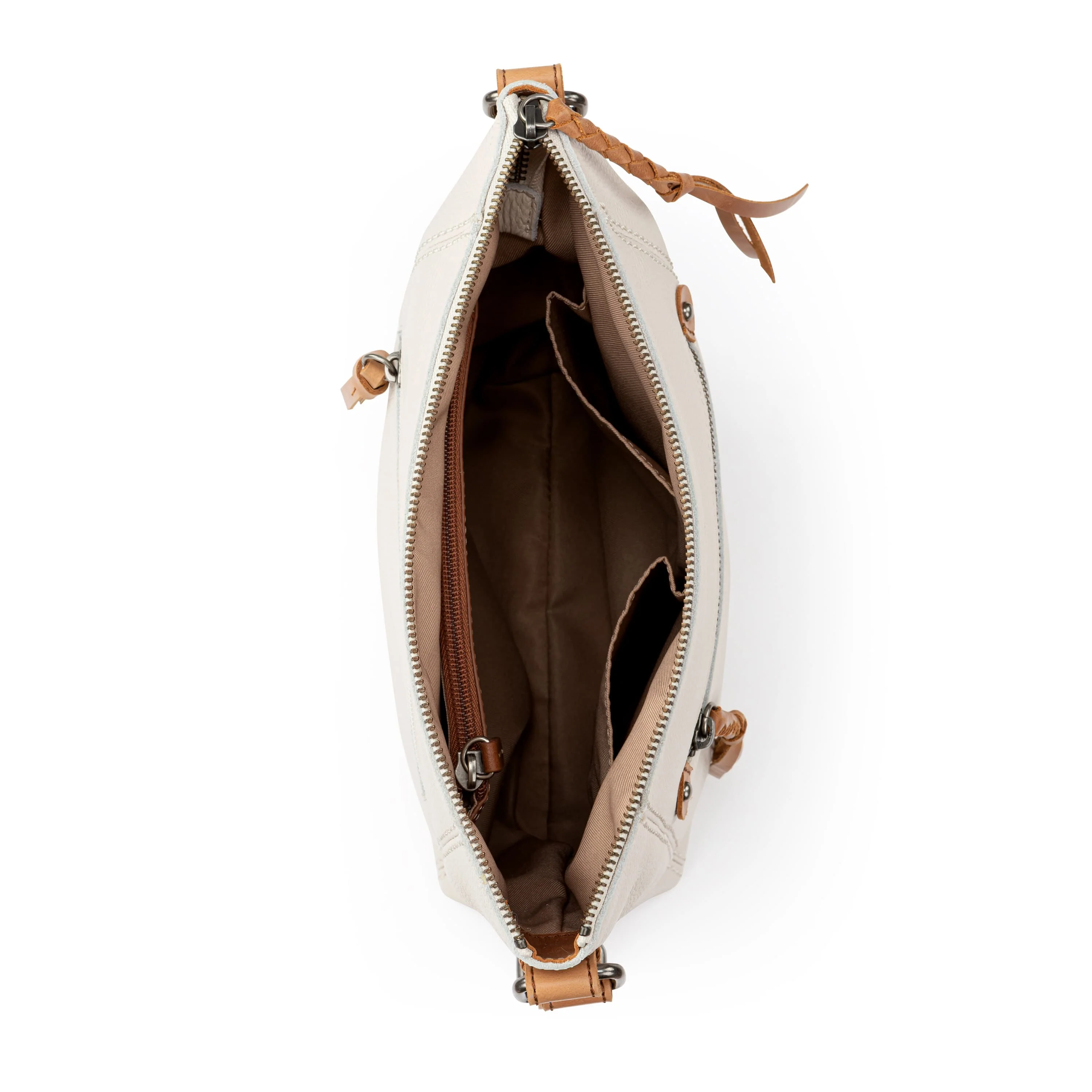 Ashland Crossbody - Leather - Stone - Image 5