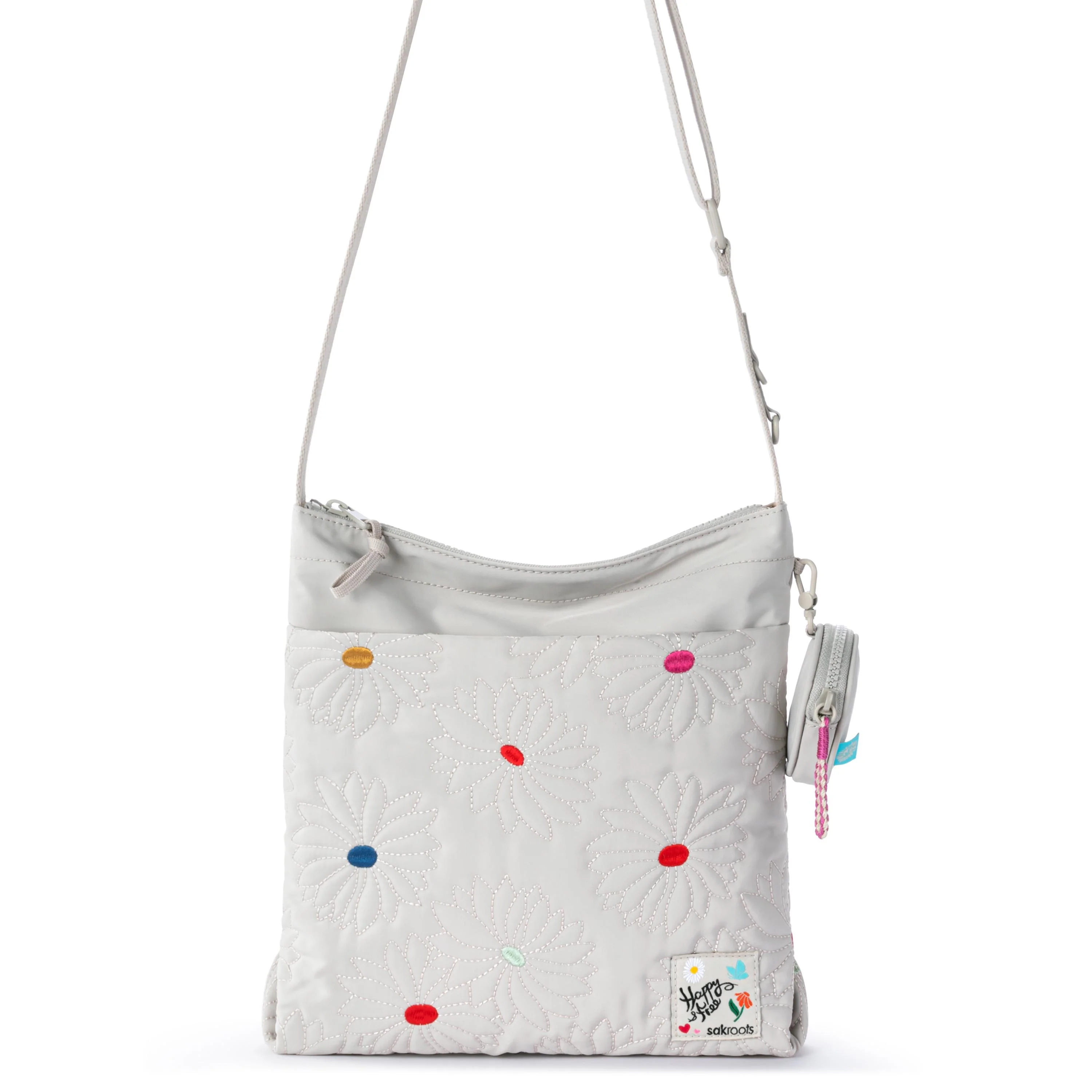 Banyan Basic Crossbody - EcoTwill - Multi Flower Quilted - Image 2
