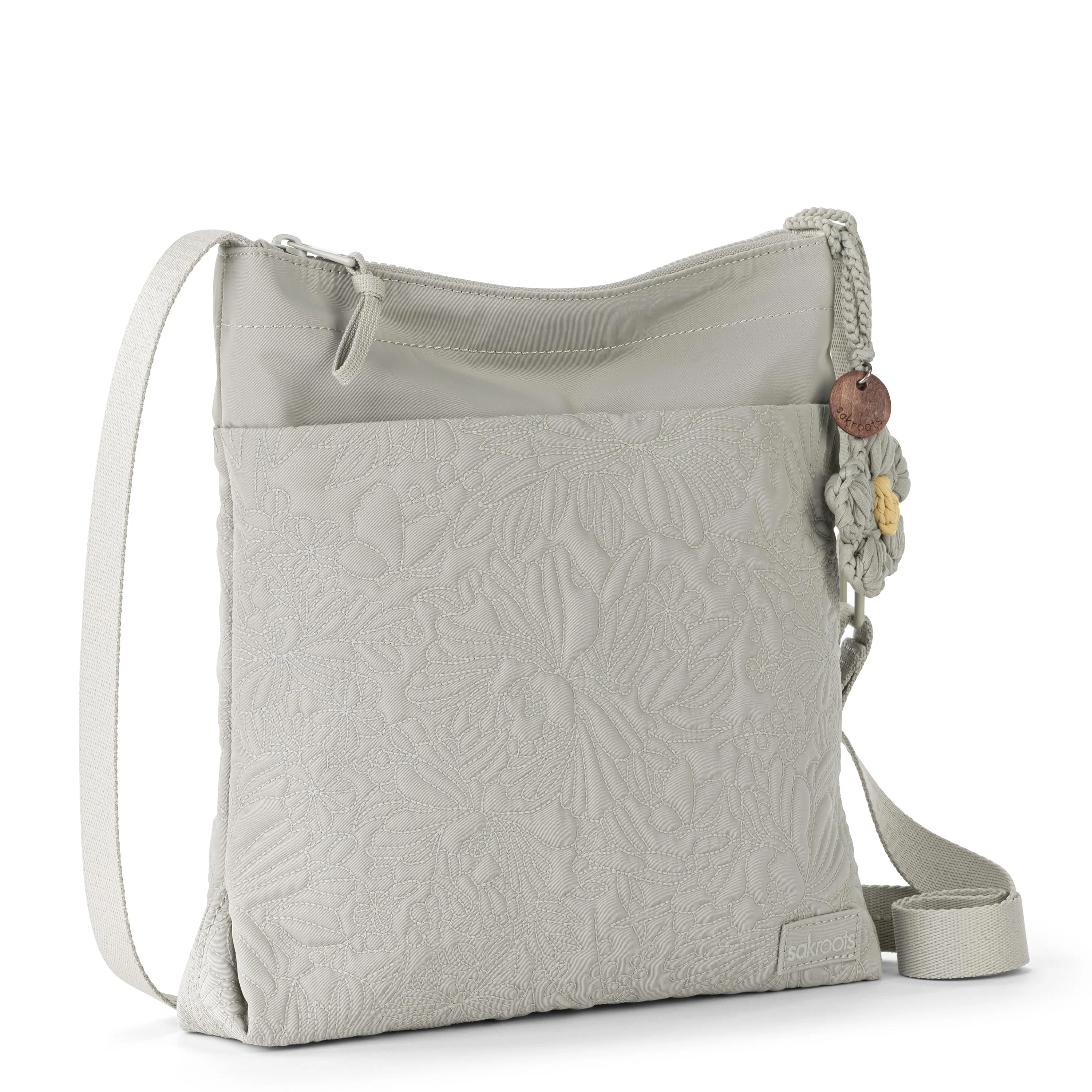 Banyan Basic Crossbody - EcoTwill - Pebble Flower Blossom Quilted - Image 4