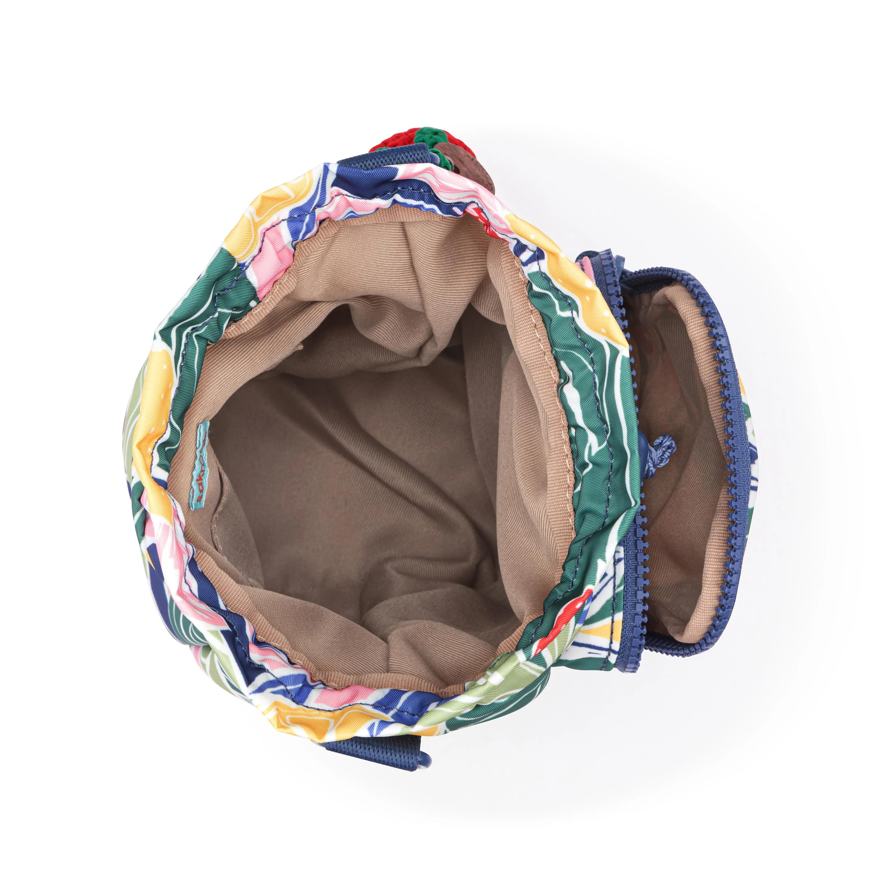 Banyan Drawstring Crossbody - EcoTwill - Fruit Paradise - Image 5
