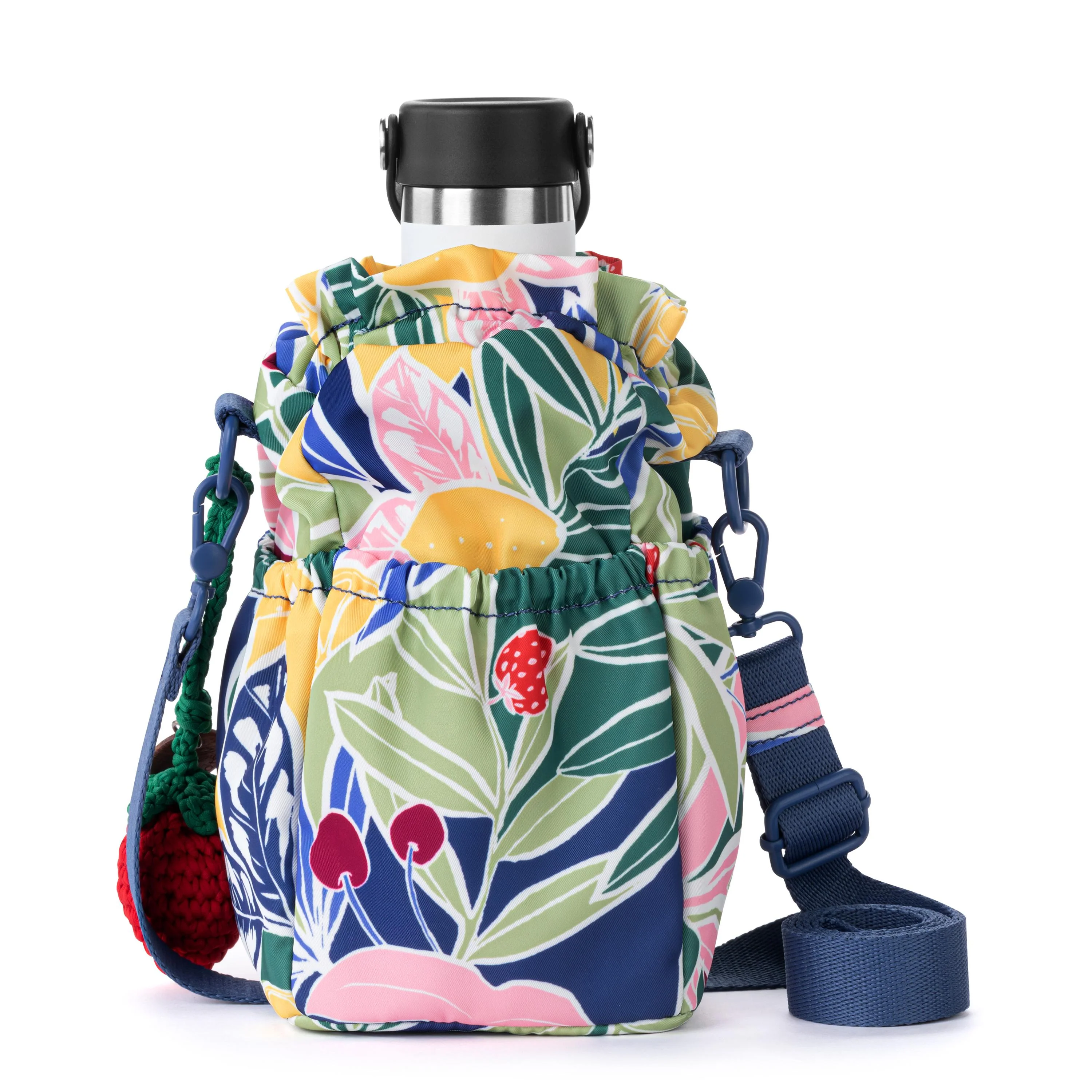 Banyan Drawstring Crossbody - EcoTwill - Fruit Paradise - Image 6