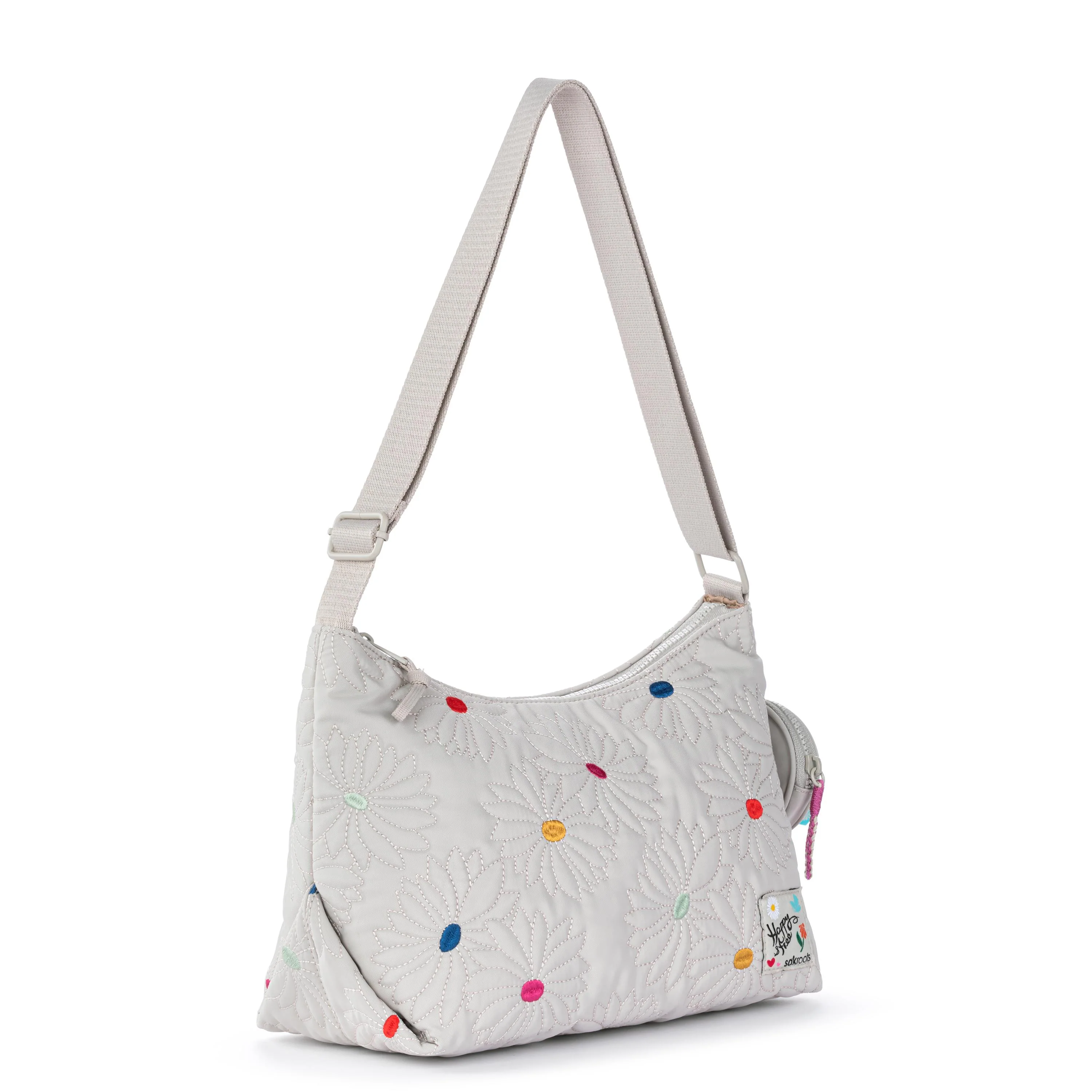 Banyan Hobo - EcoTwill - Multi Flower Quilted - Image 3