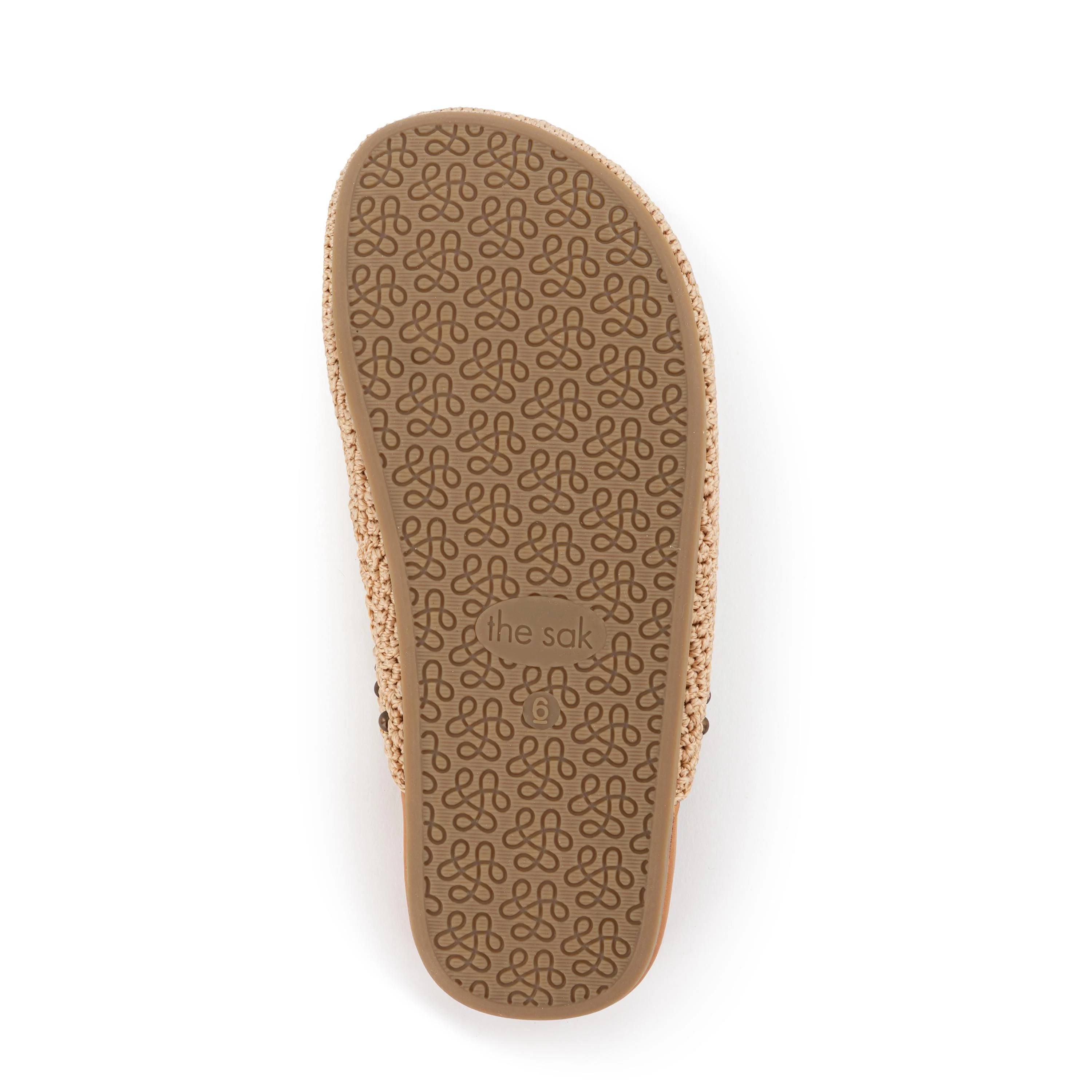 Bolinas Clog - Hand Crochet - Bamboo Medallion - Image 6