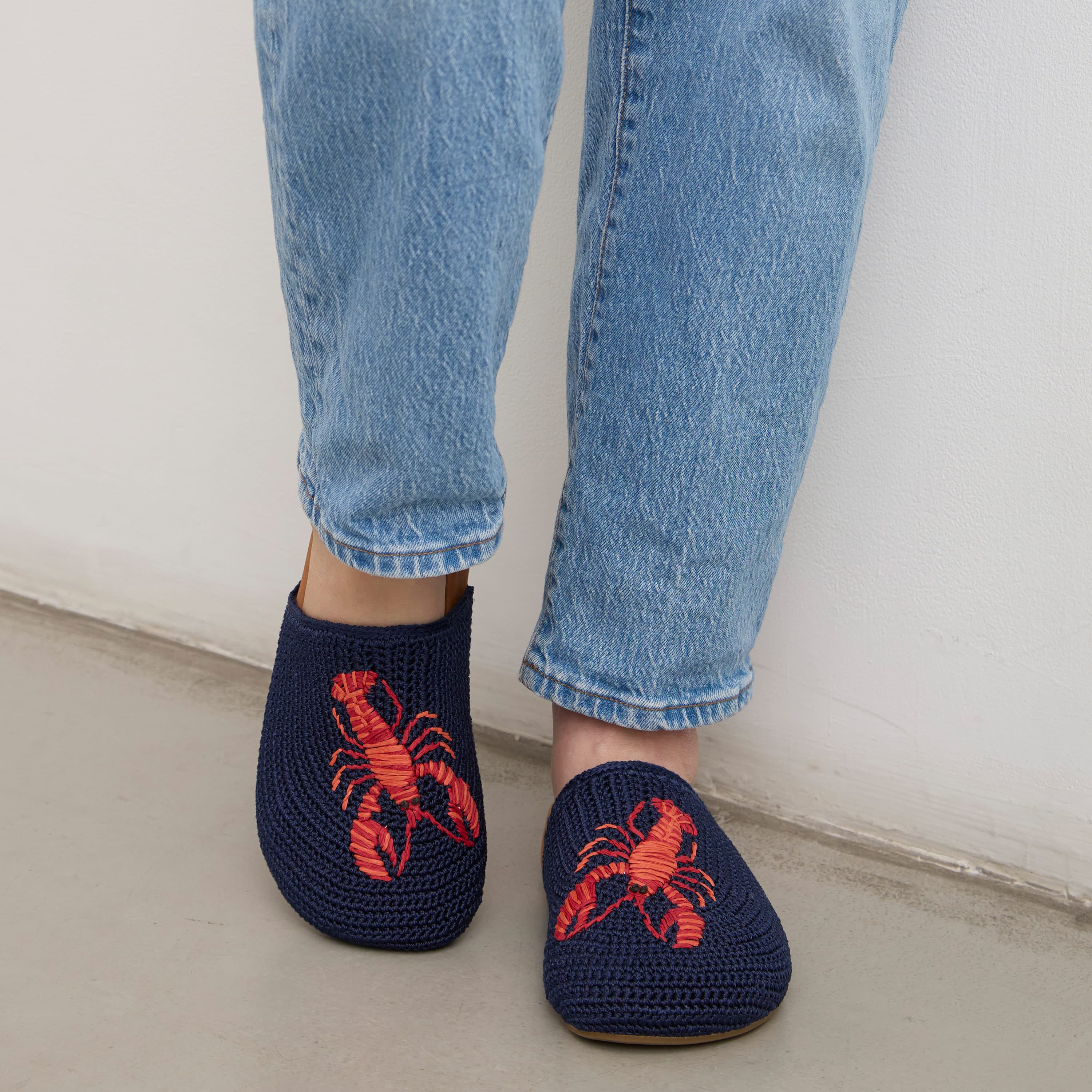 Bolinas Clog - Hand Crochet - Lobster - Image 6