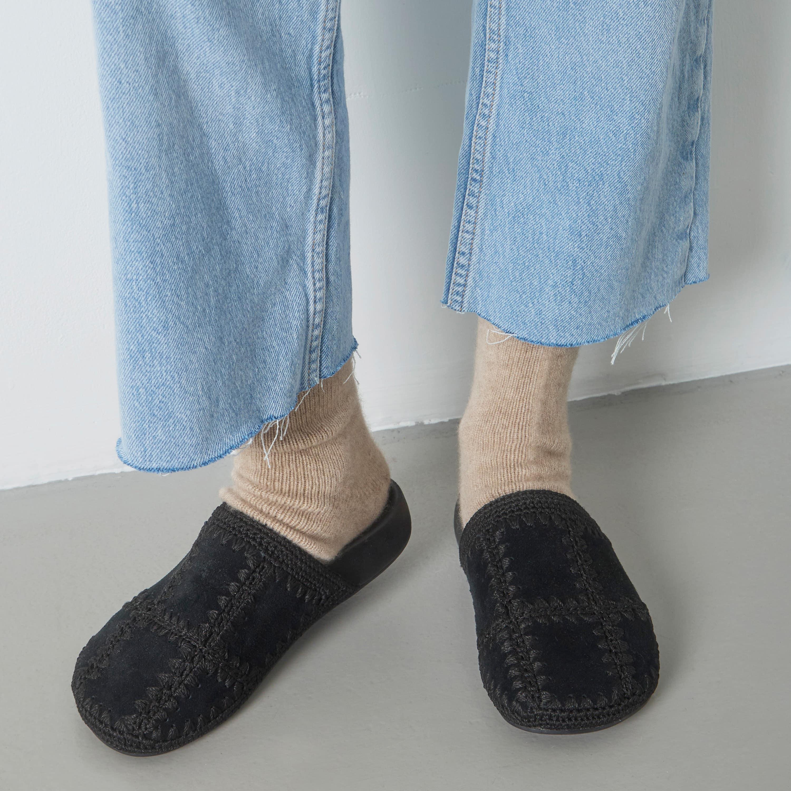 Bolinas Clog - Leather - Black Suede Patch - Image 2