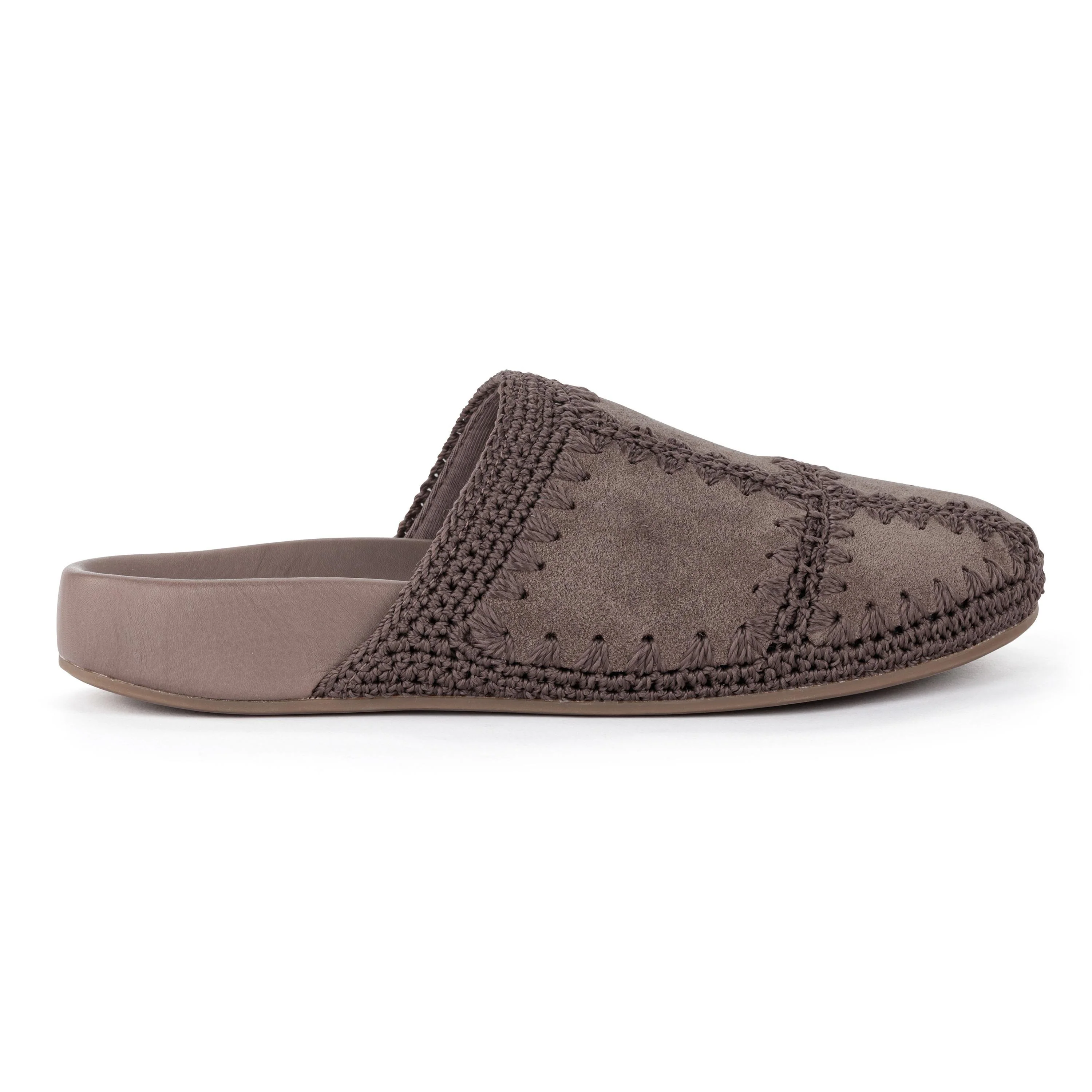 Bolinas Clog - Leather - Mushroom Suede Patch - Image 4