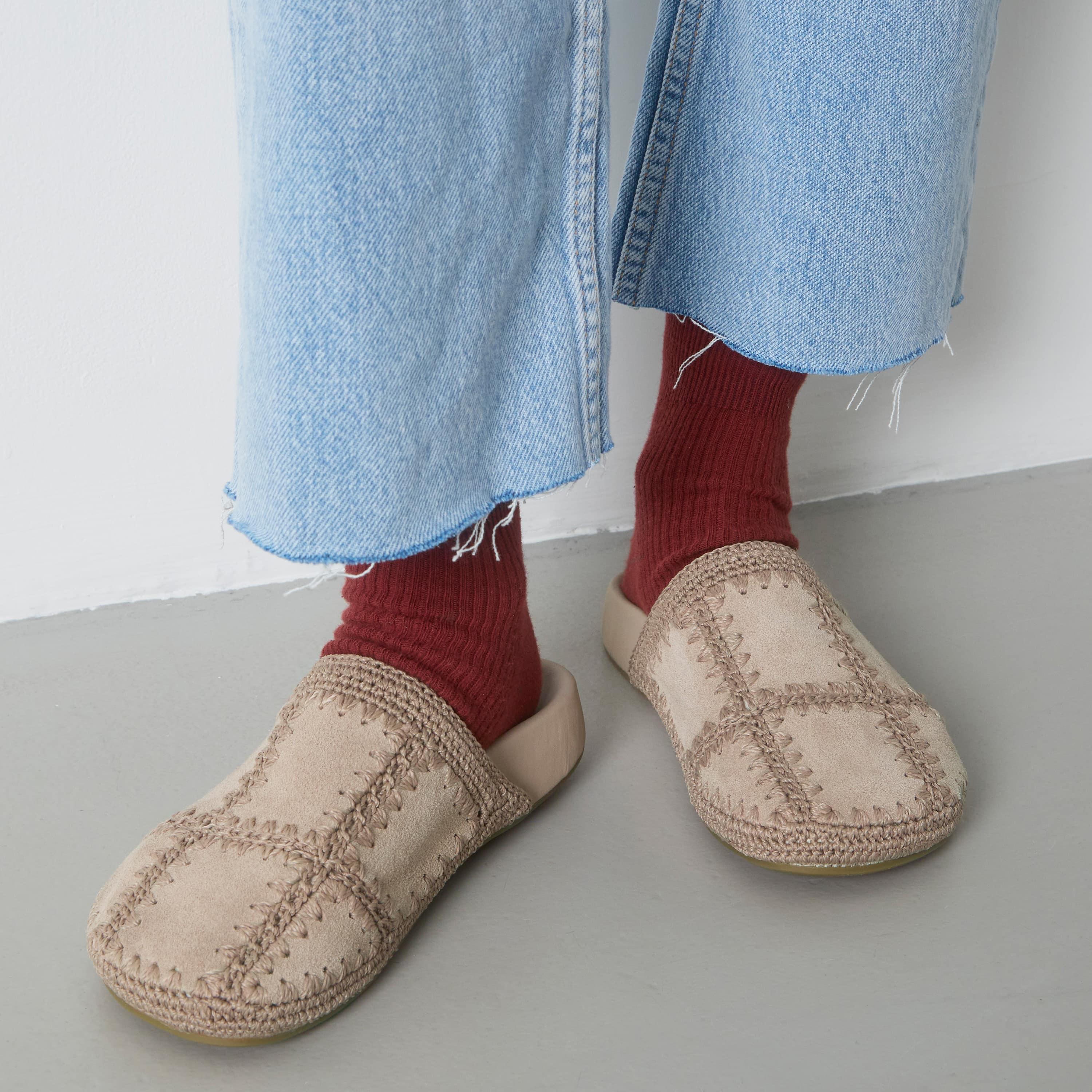 Bolinas Clog - Leather - Sand Suede Patch - Image 2