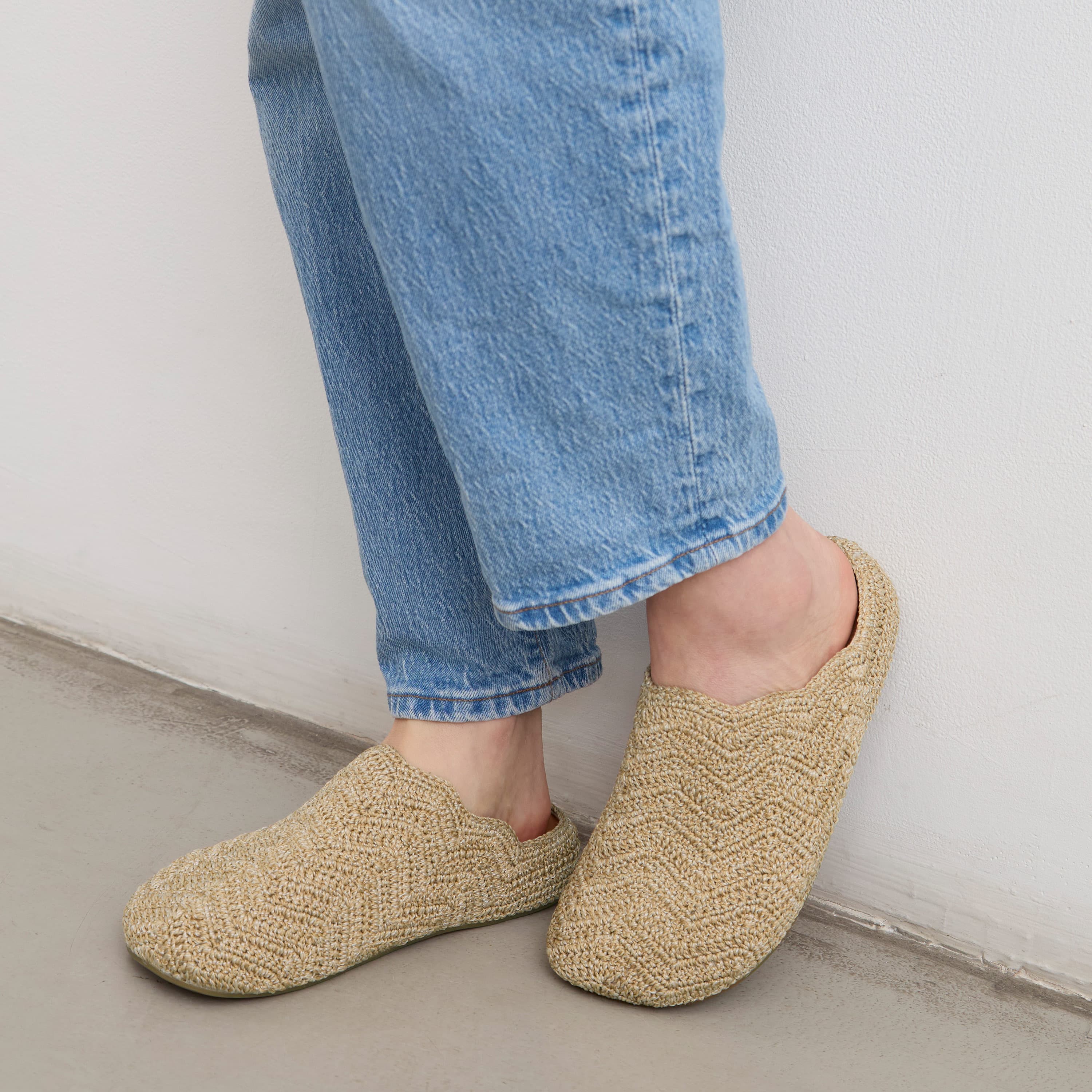 Bolinas Ripple Clog - Hand Crochet - Bamboo Static Ripple - Image 2