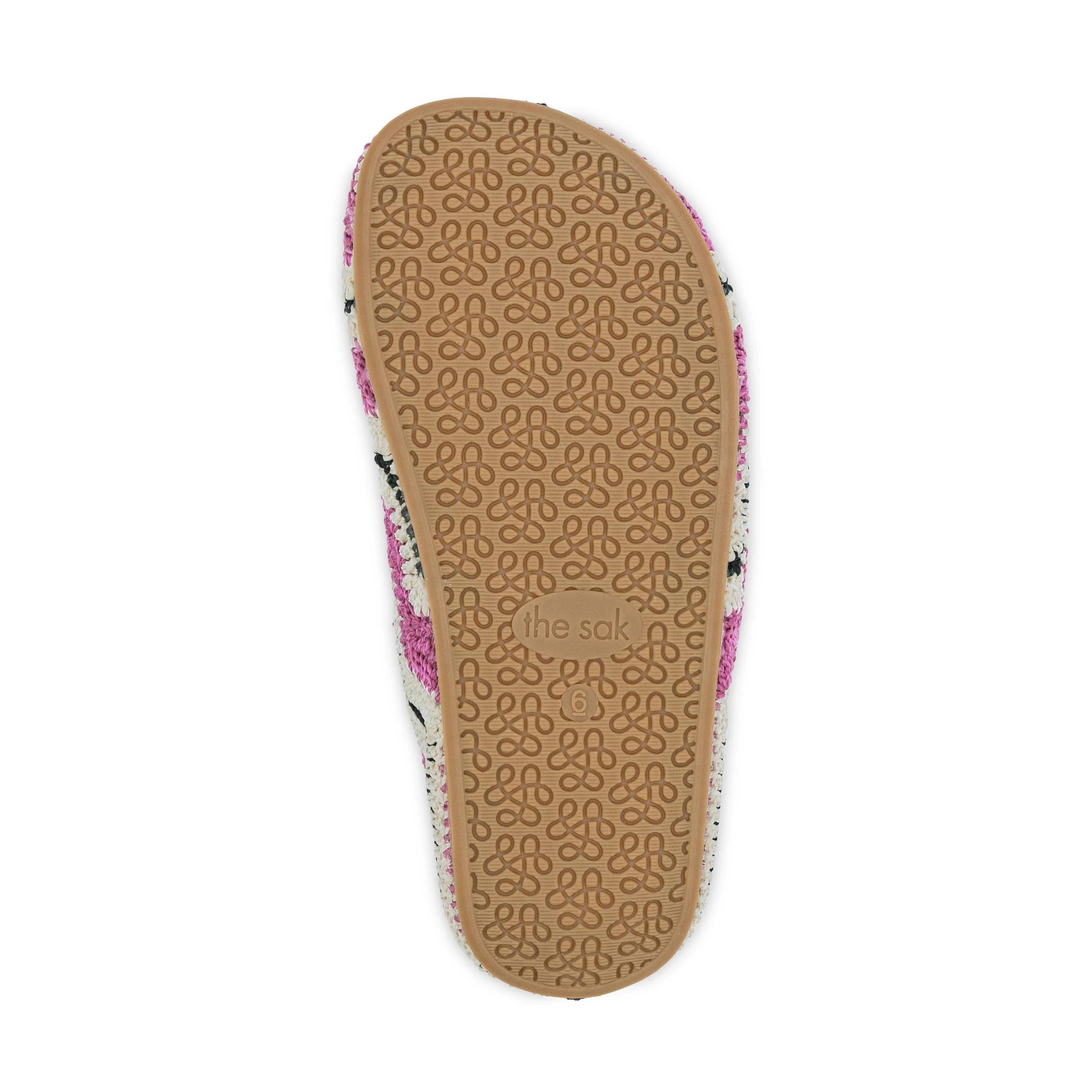 Bolinas Ripple Clog - Hand Crochet - Fuchsia Ripple - Image 6