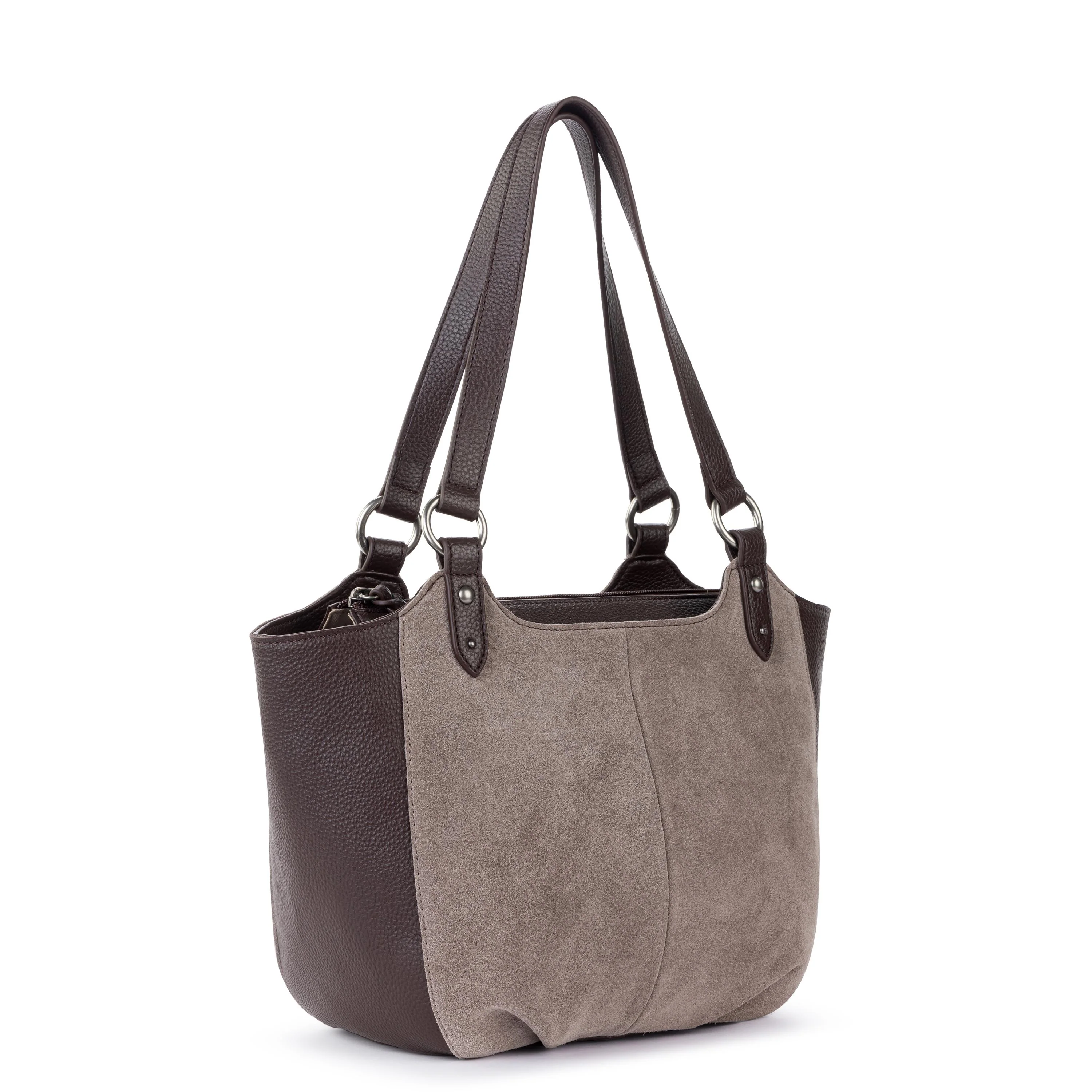 Bolinas Satchel - Leather - Mushroom Suede - Image 3