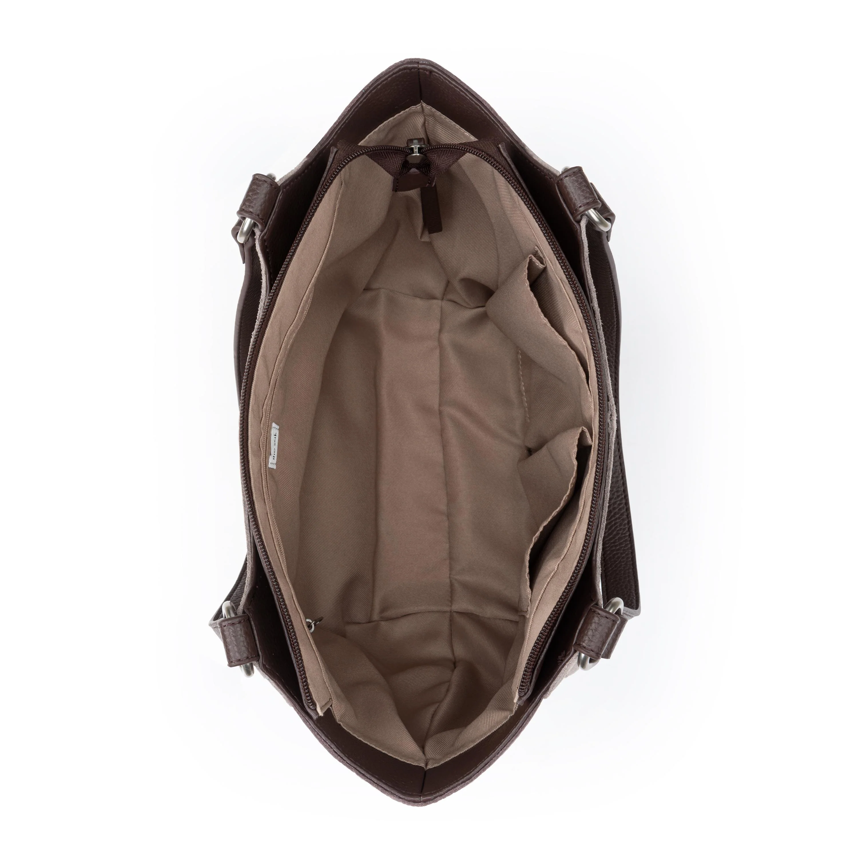 Bolinas Satchel - Leather - Mushroom Suede - Image 4