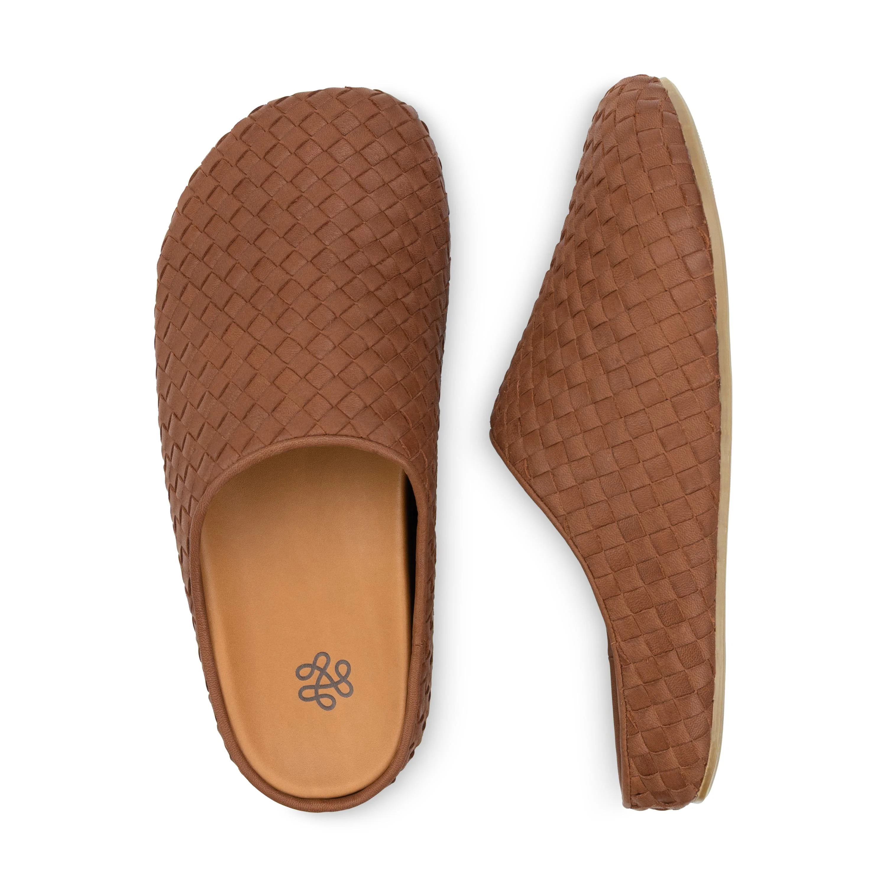 Bolinas Woven Clog - Leather - Woven Cognac - Image 4