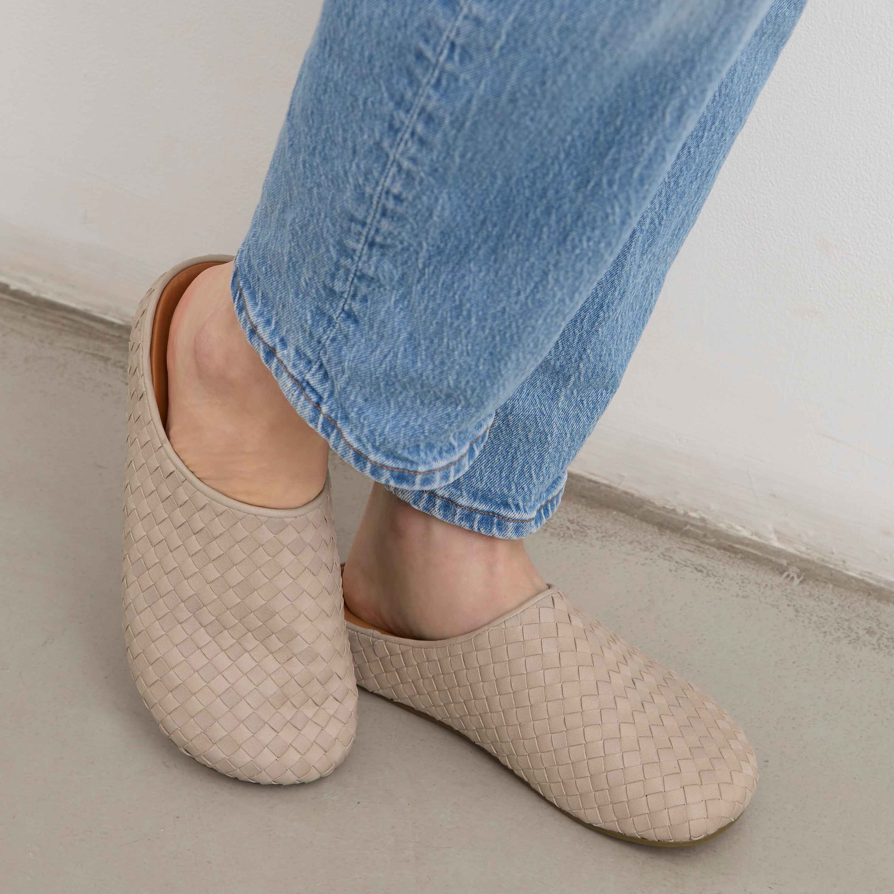 Bolinas Woven Clog - Leather - Woven Sand - Image 2