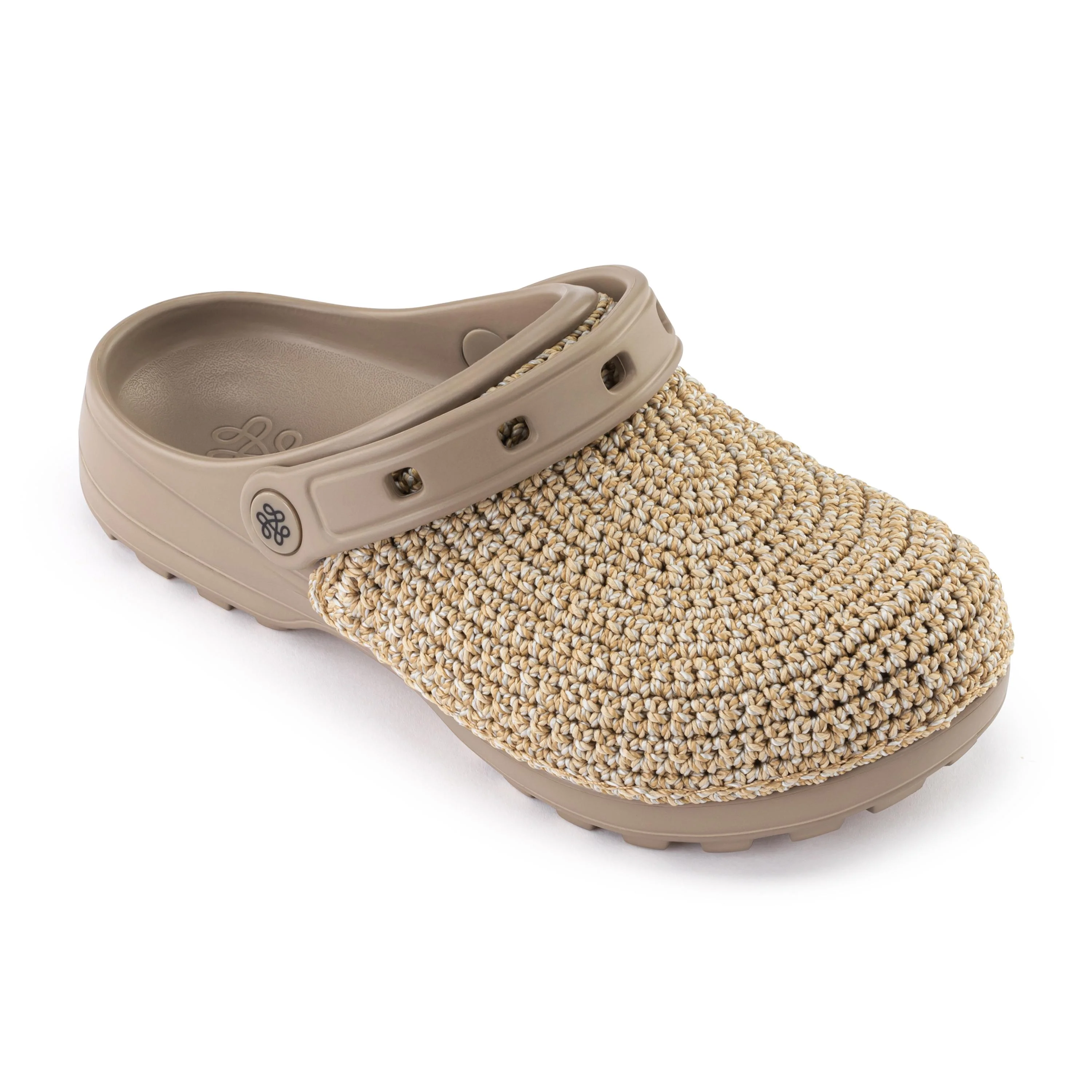 Bolo Clog - Hand Crochet - Bamboo Static - Image 2