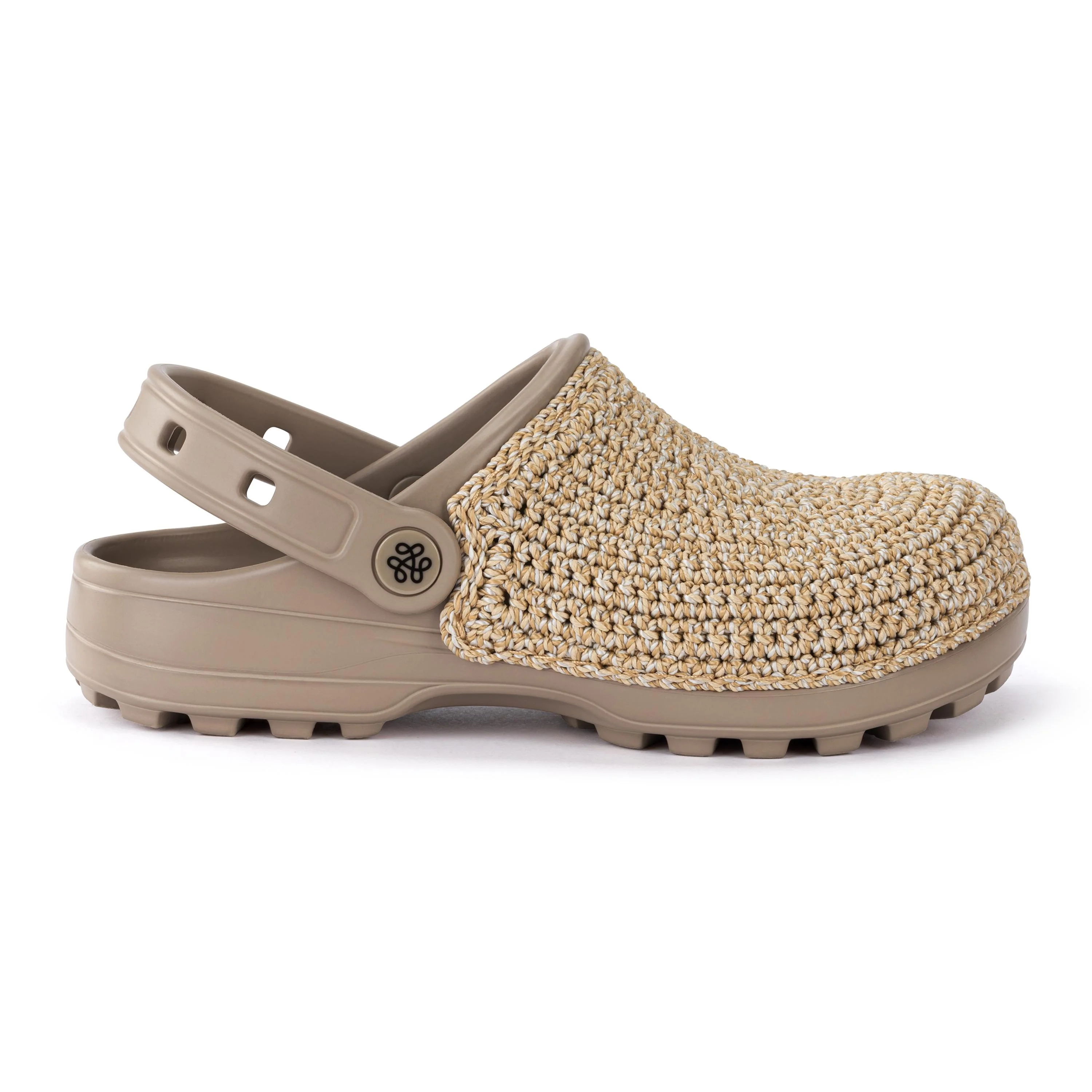 Bolo Clog - Hand Crochet - Bamboo Static - Image 3