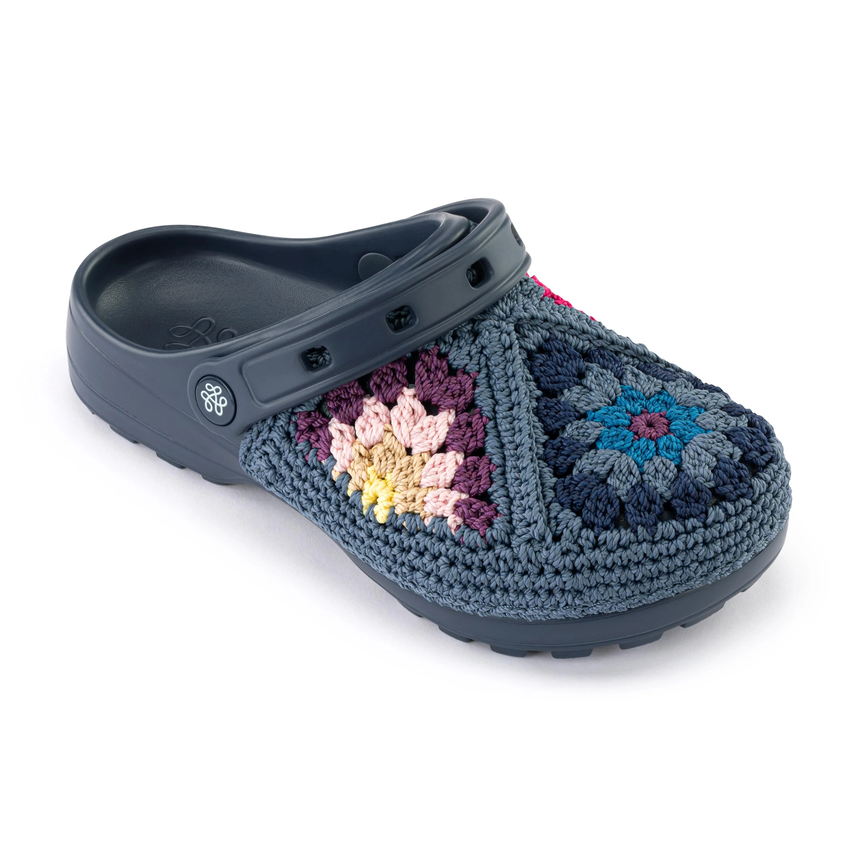 Bolo Clog - Hand Crochet - Maritime Multi Patch - Image 2