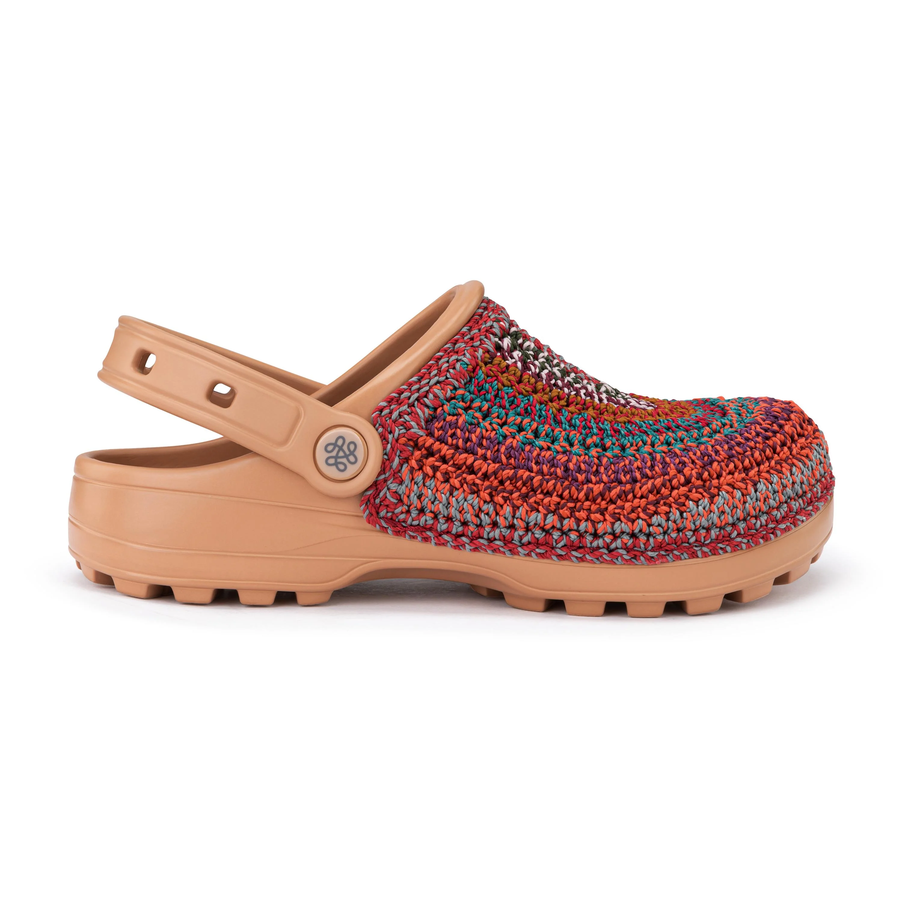 Bolo Clog - Hand Crochet - Sunset Stripe - Image 3
