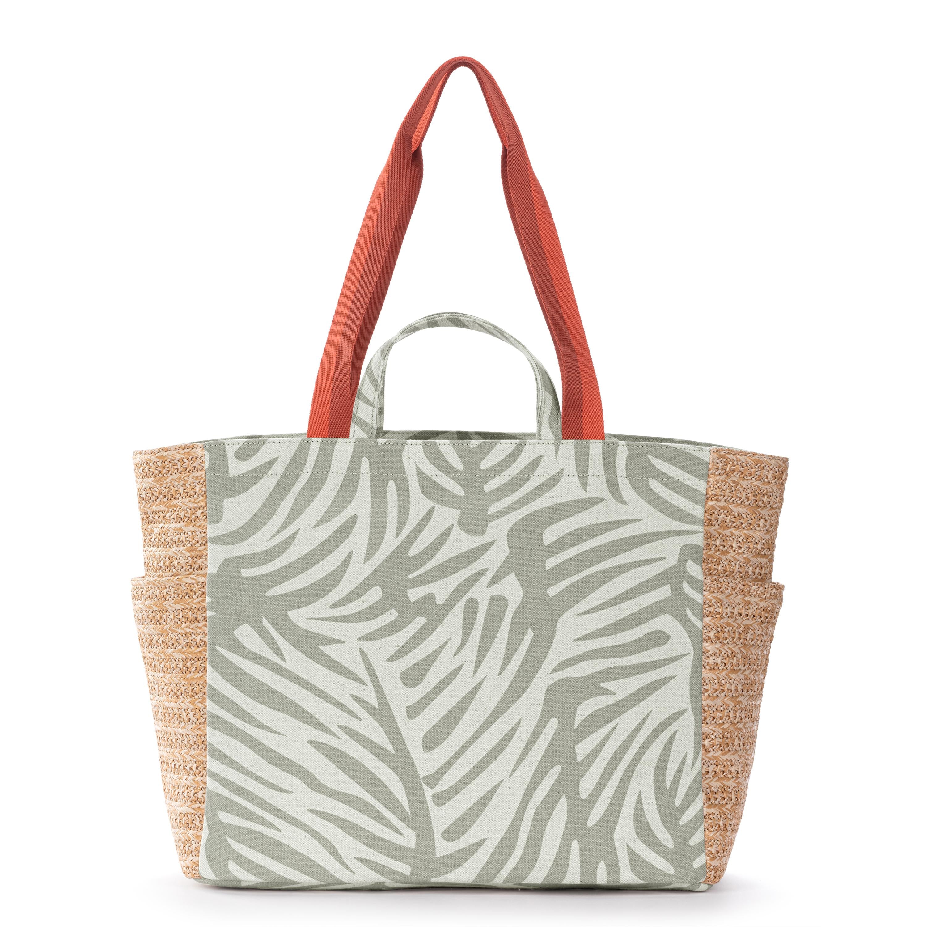 Cassia Beach Tote - Canvas - Natural Leaf - Image 4