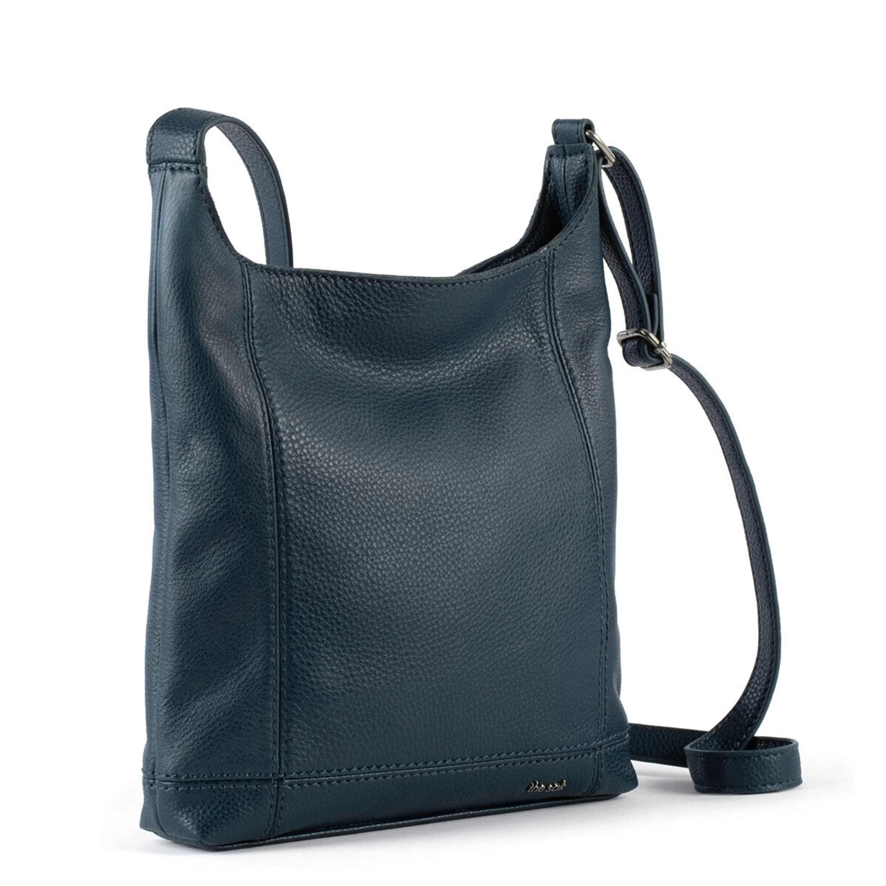 De Young Crossbody - Leather - Indigo - Image 3