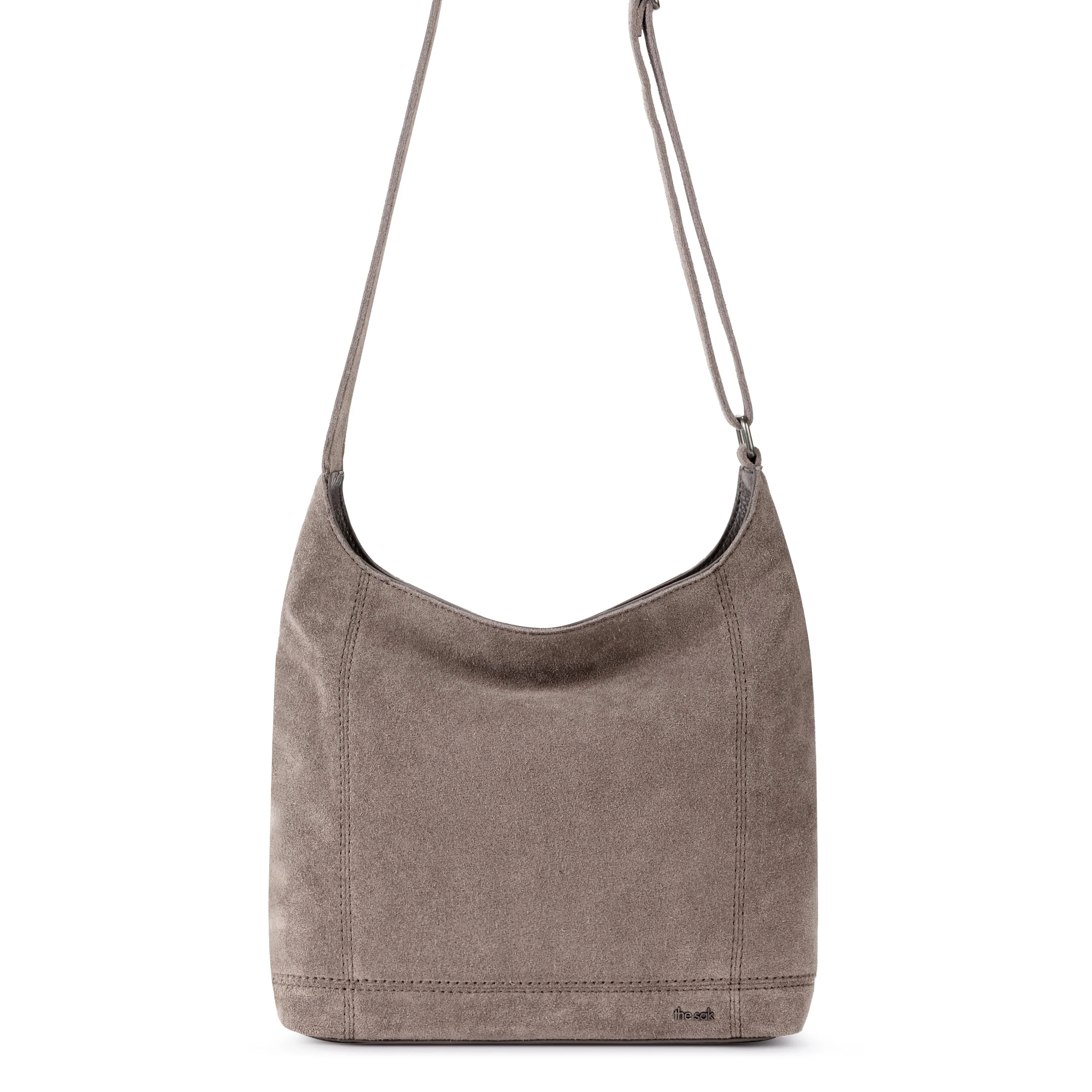 De Young Crossbody - Leather - Mushroom Suede - Image 2