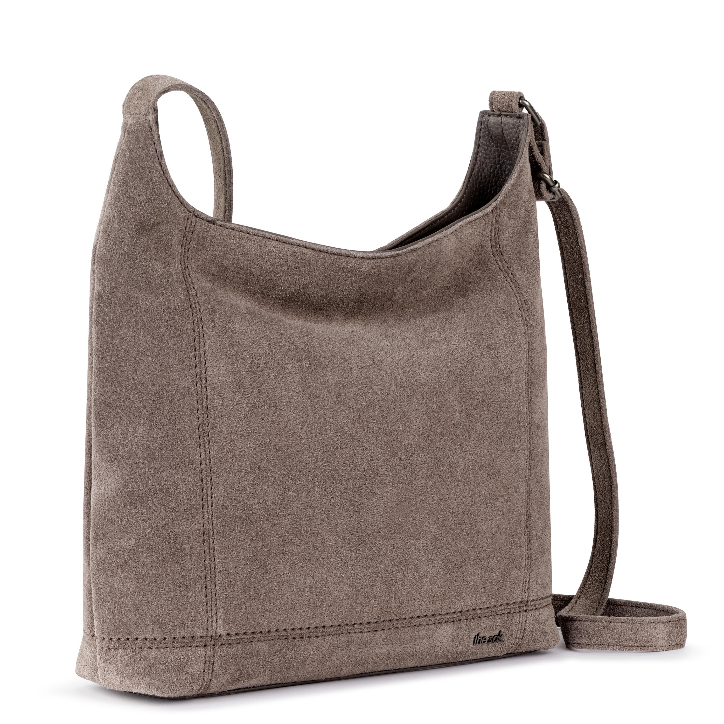 De Young Crossbody - Leather - Mushroom Suede - Image 3
