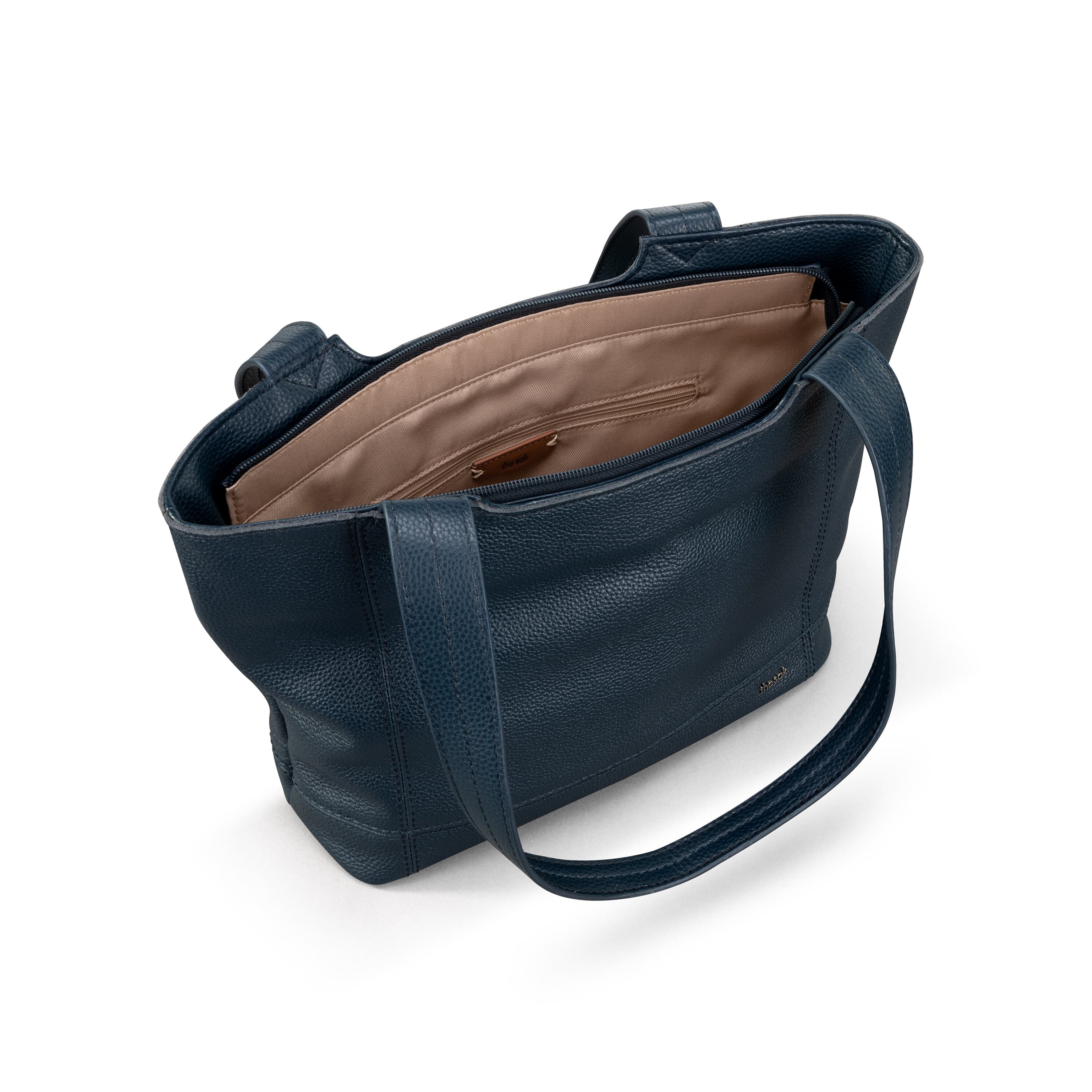De Young Tote - Leather - Indigo - Image 3