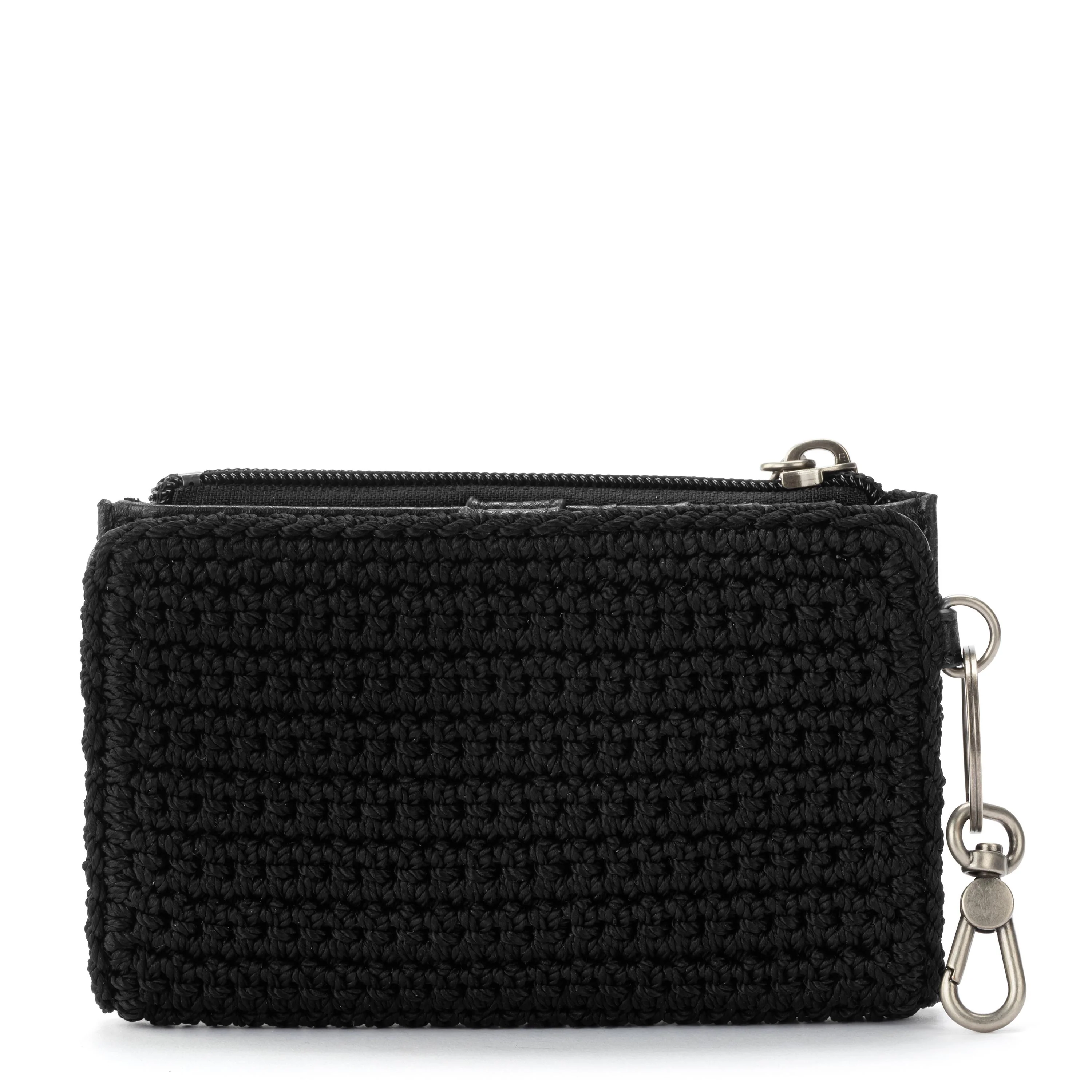 Encino Essential Wallet - Hand Crochet - Black - Image 4