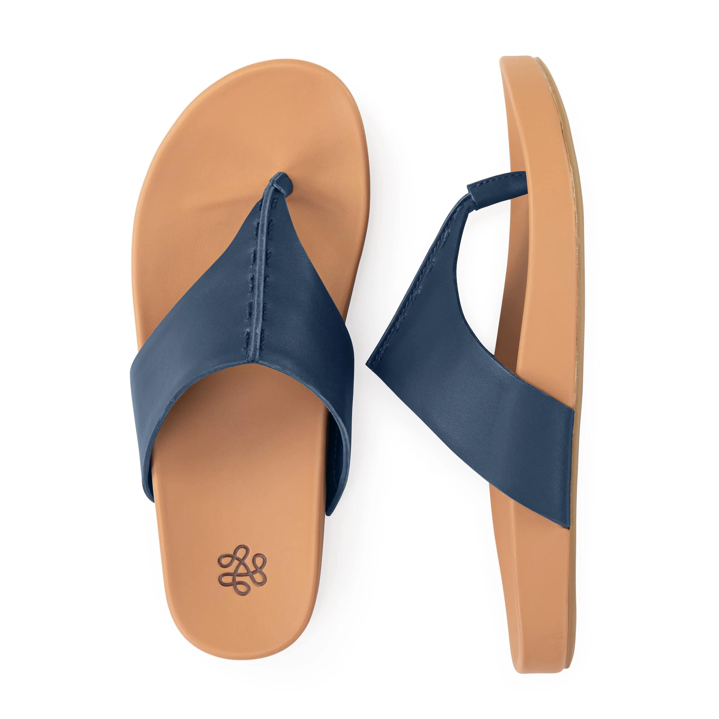 Everly Sandal - Leather - Indigo - Image 4