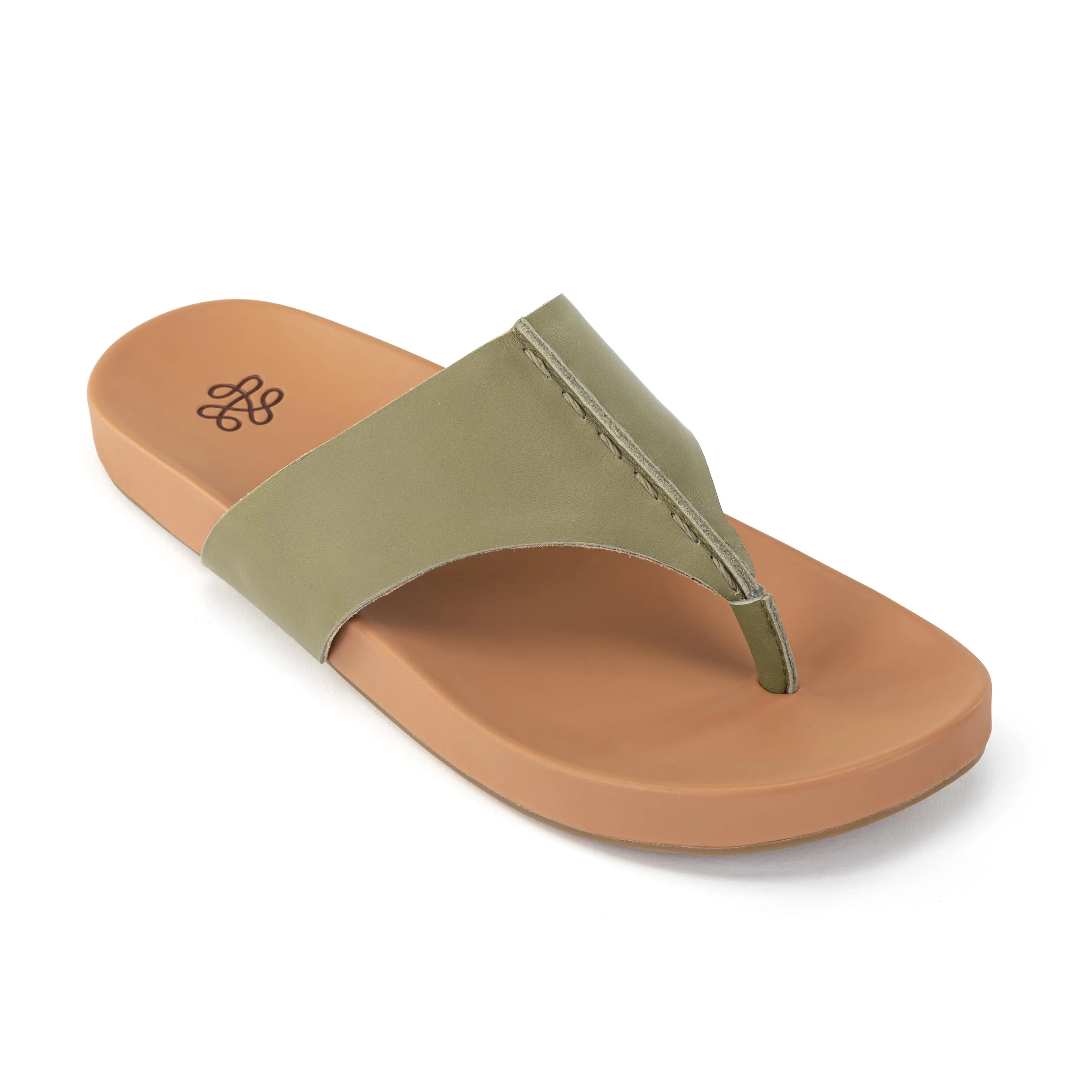 Everly Sandal - Leather - Loden - Image 2