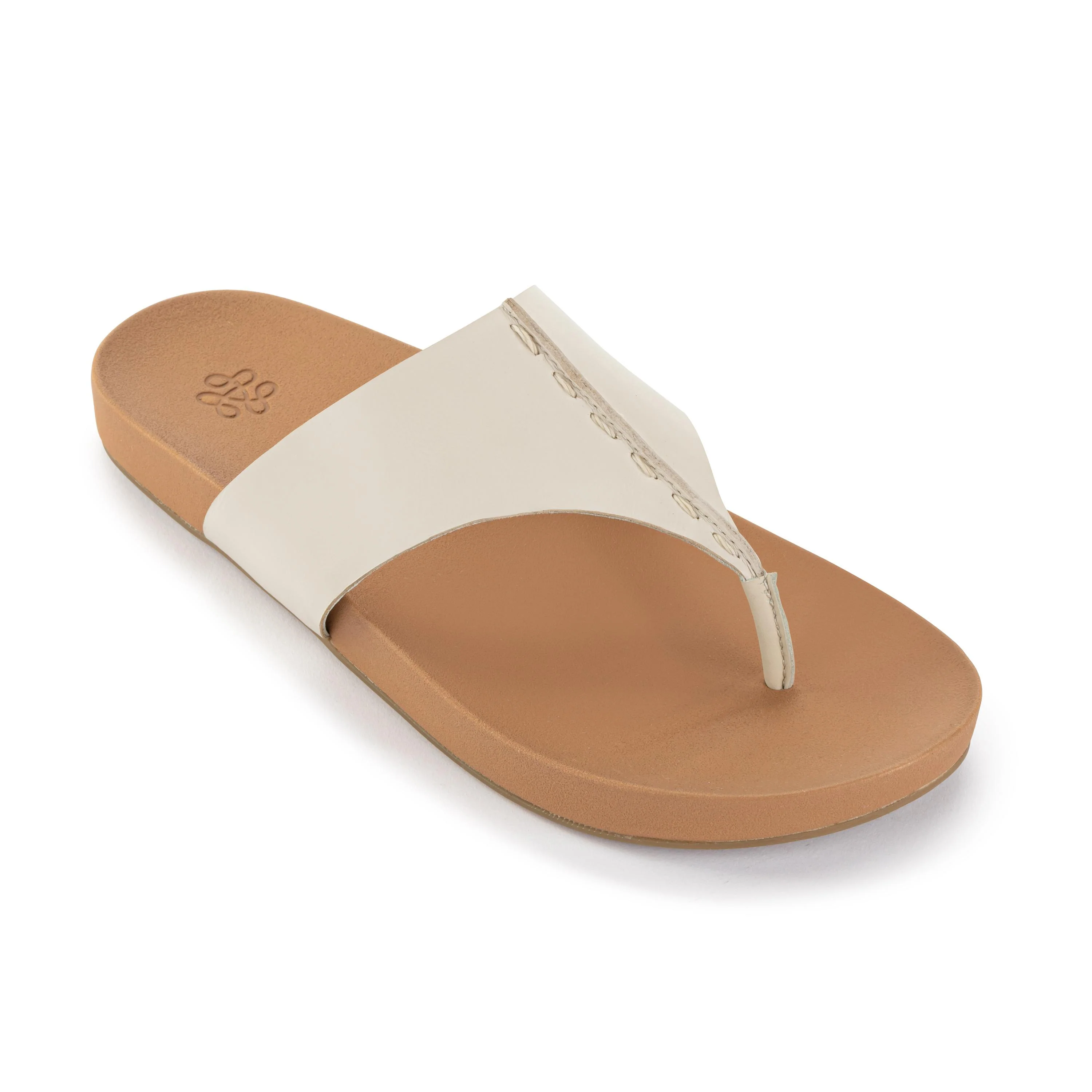 Everly Sandal - Leather - Stone - Image 3