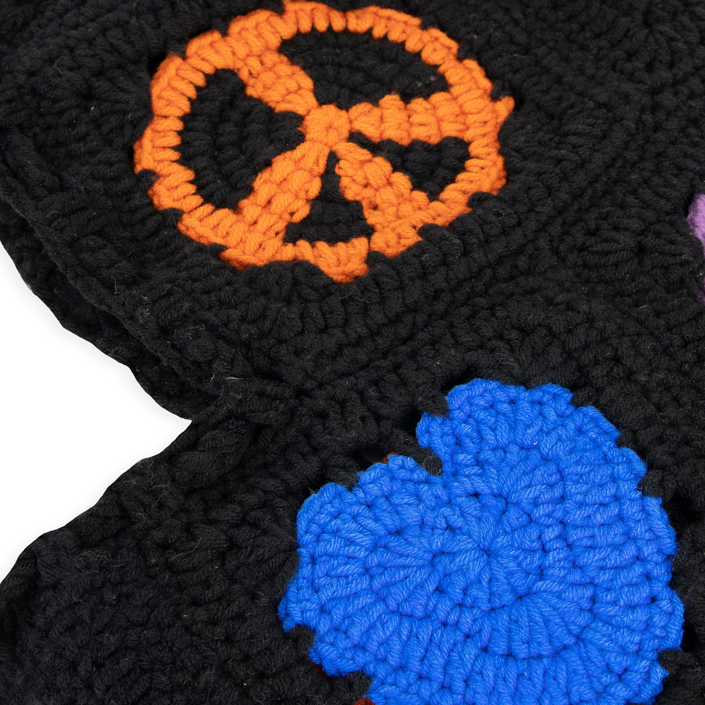 Haven Balaclava Gloves Set - Hand Crochet - Black Peace And Love - Image 5