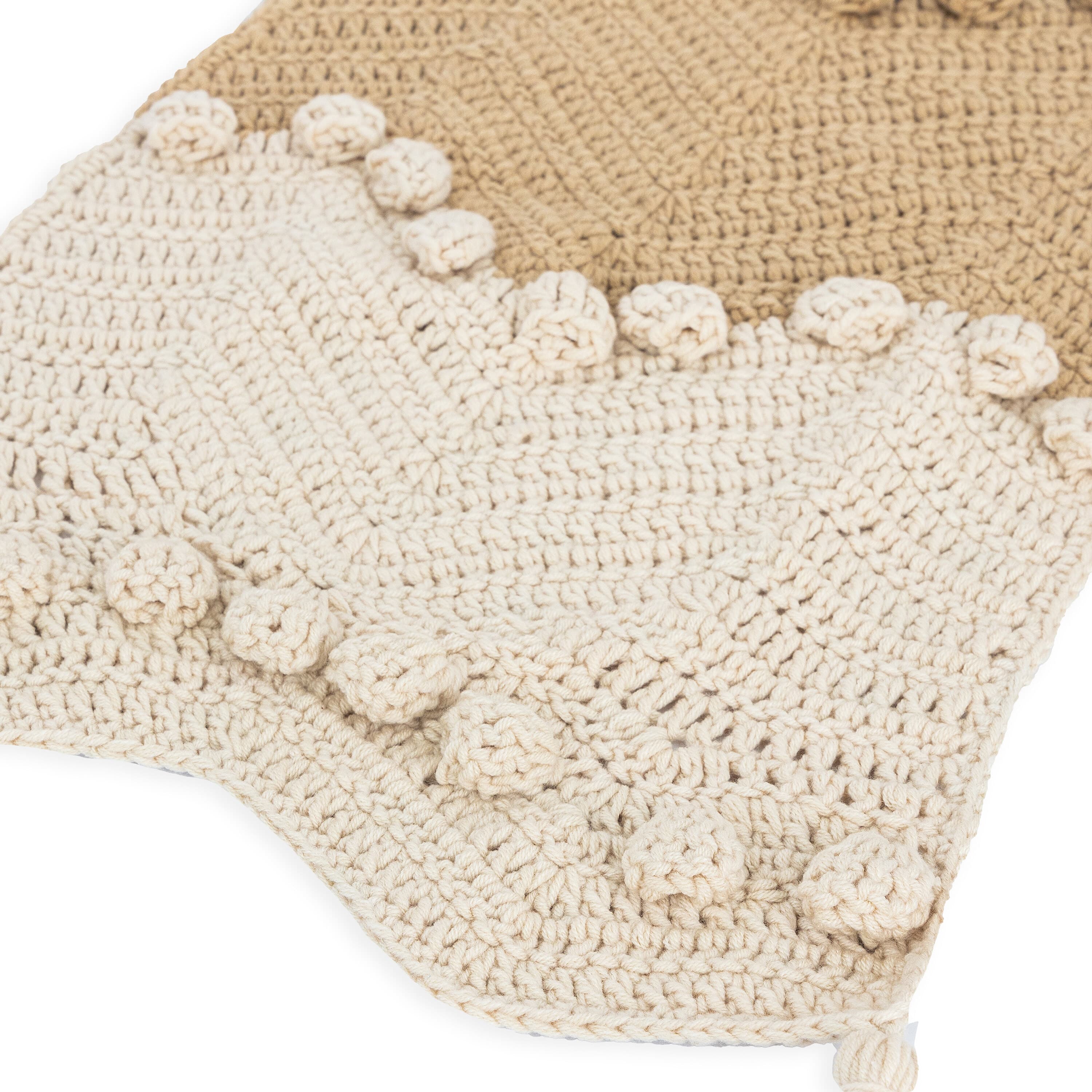 Haven Cozy Scarf - Hand Crochet - Neutral Multi - Image 3
