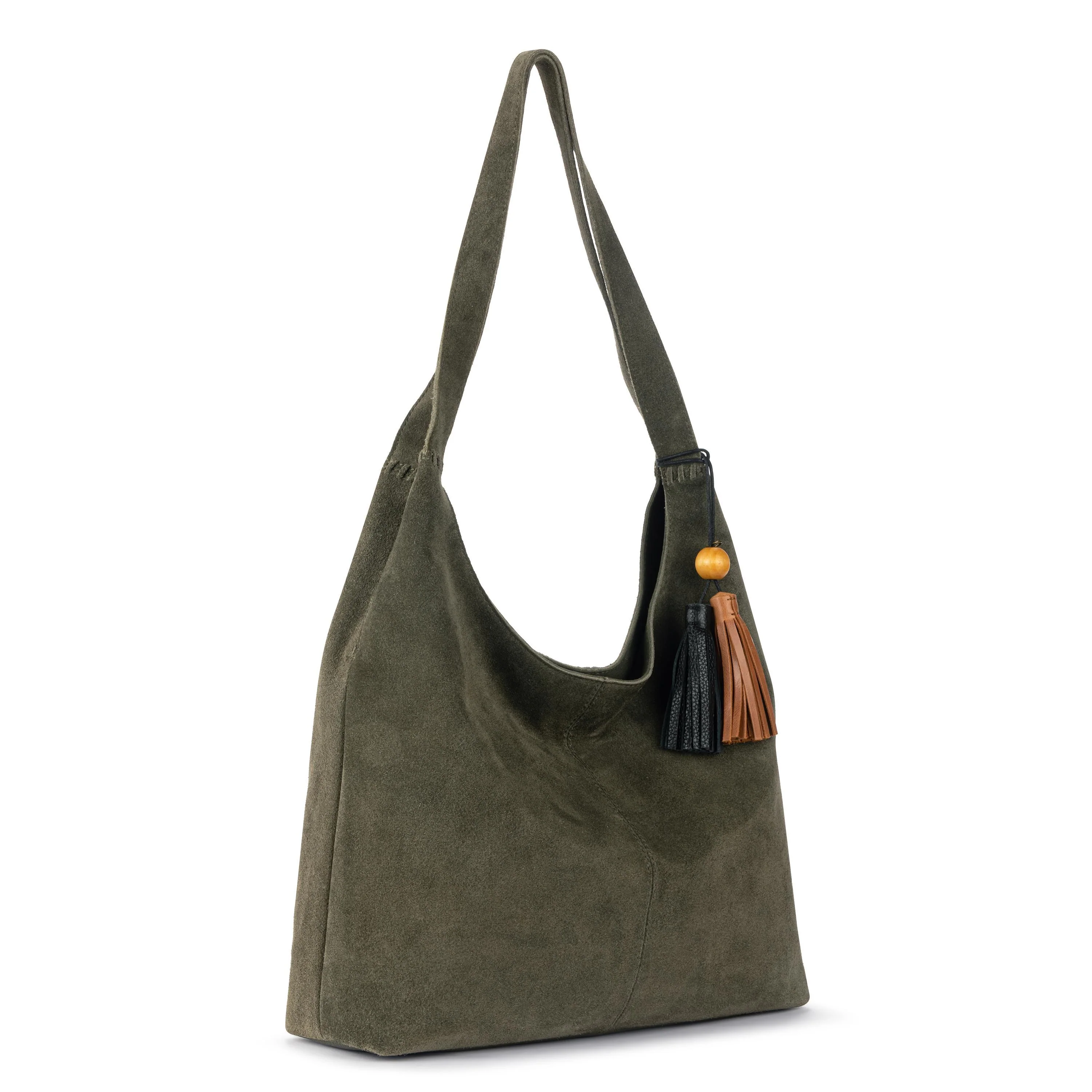 Huntley Hobo - Leather - Moss Suede - Image 3
