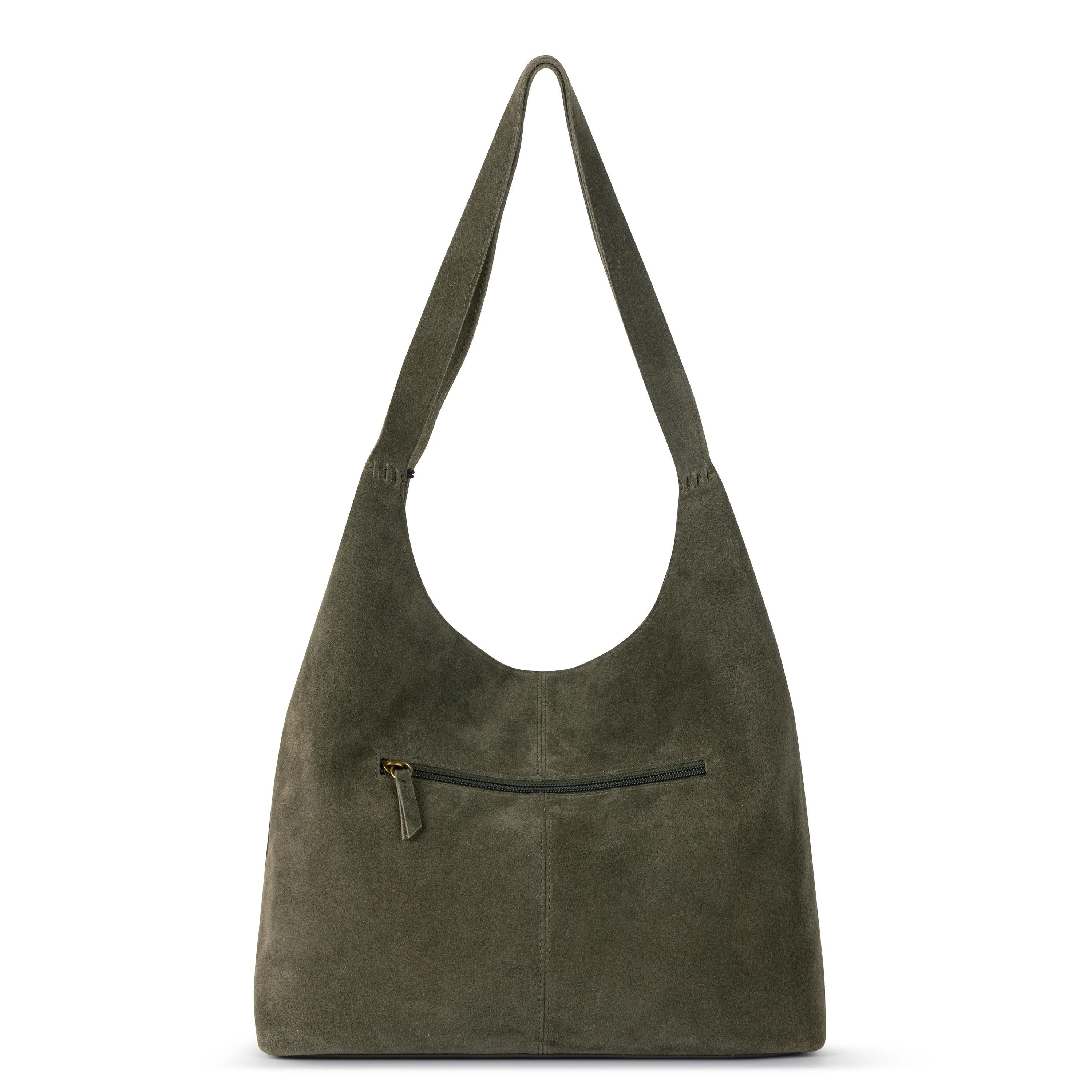 Huntley Hobo - Leather - Moss Suede - Image 5