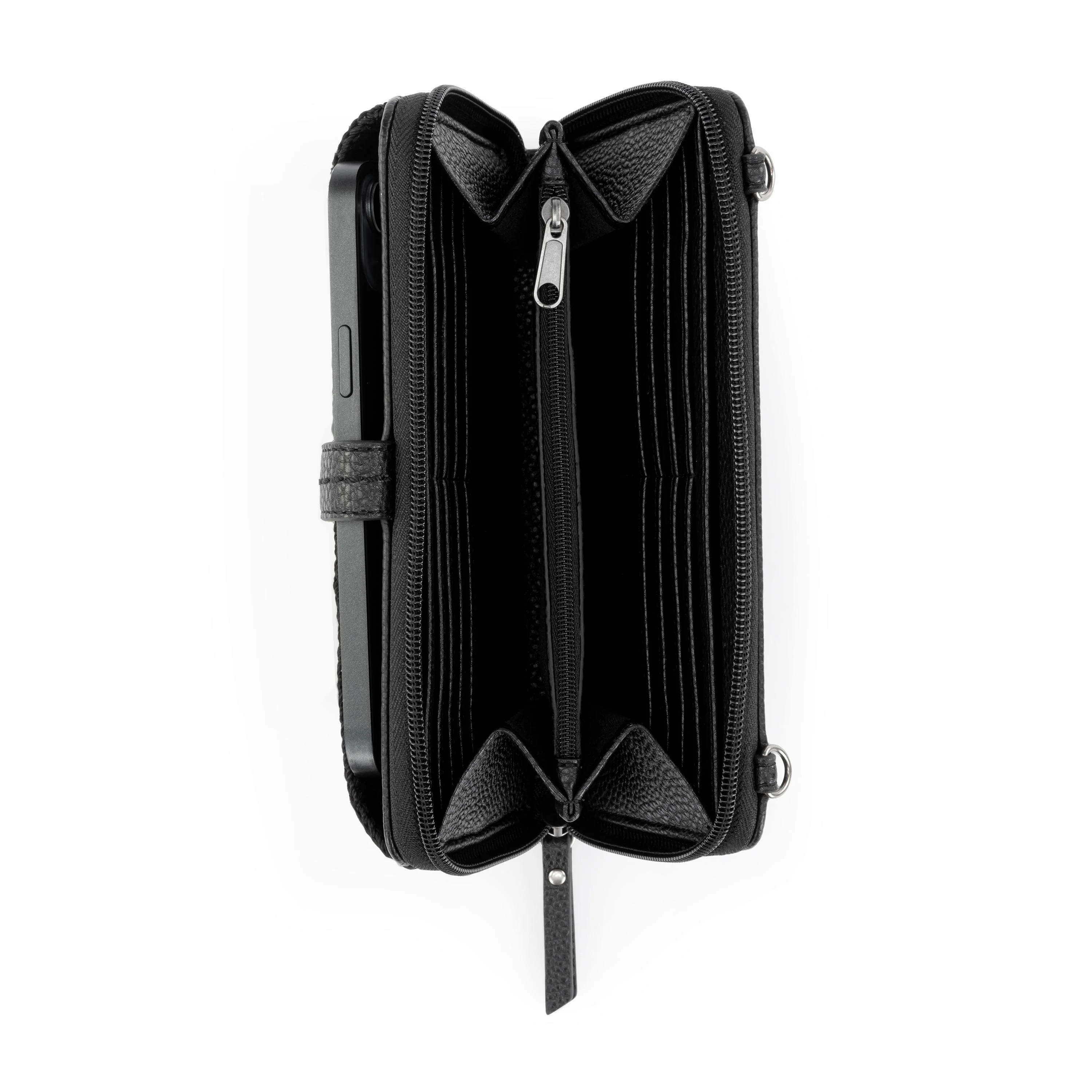 Iris Smartphone Wallet - Leather - Black - Image 5