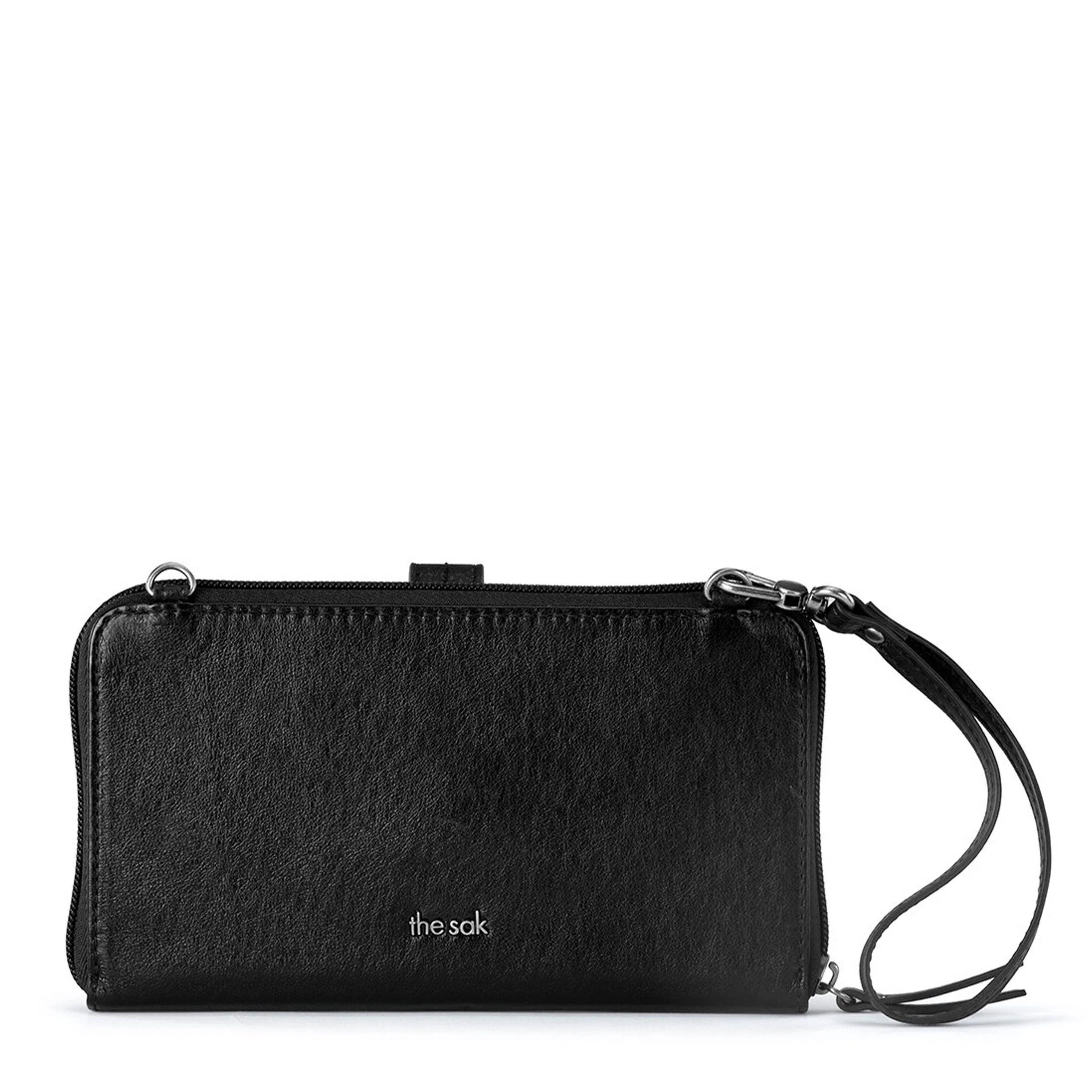 Iris Smartphone Wallet - Leather - Black Leaf Embossed - Image 6