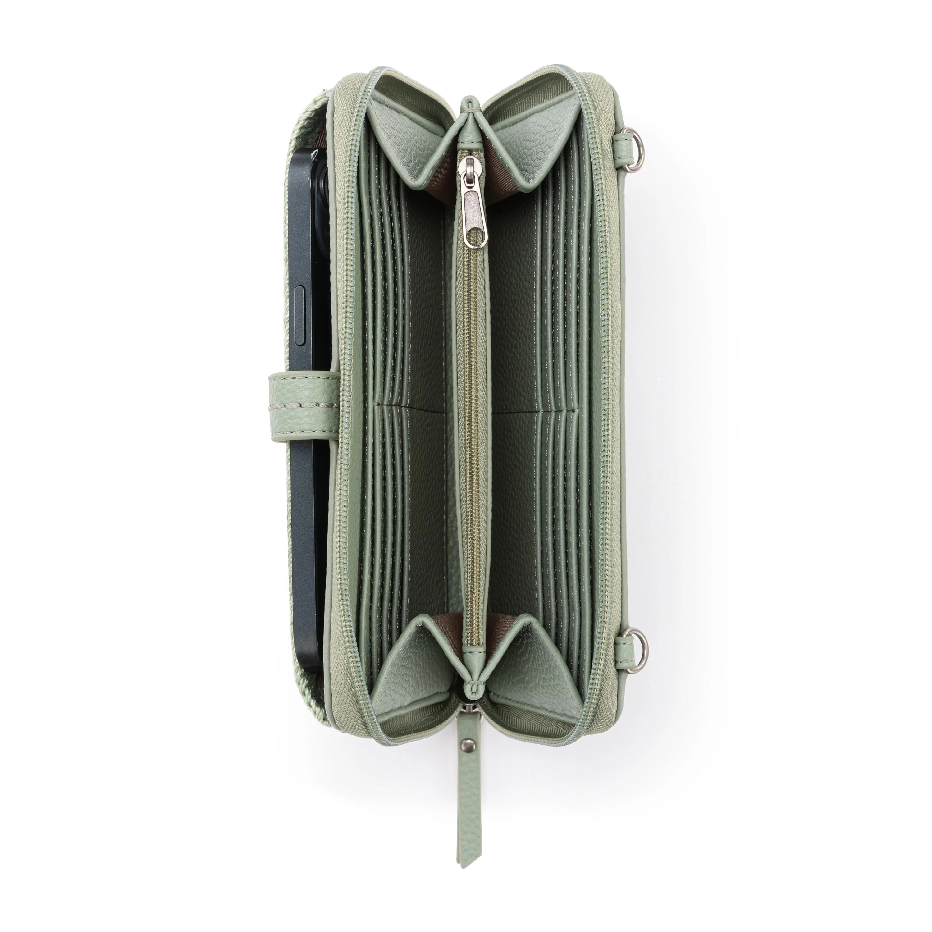 Iris Smartphone Wallet - Leather - Meadow - Image 5