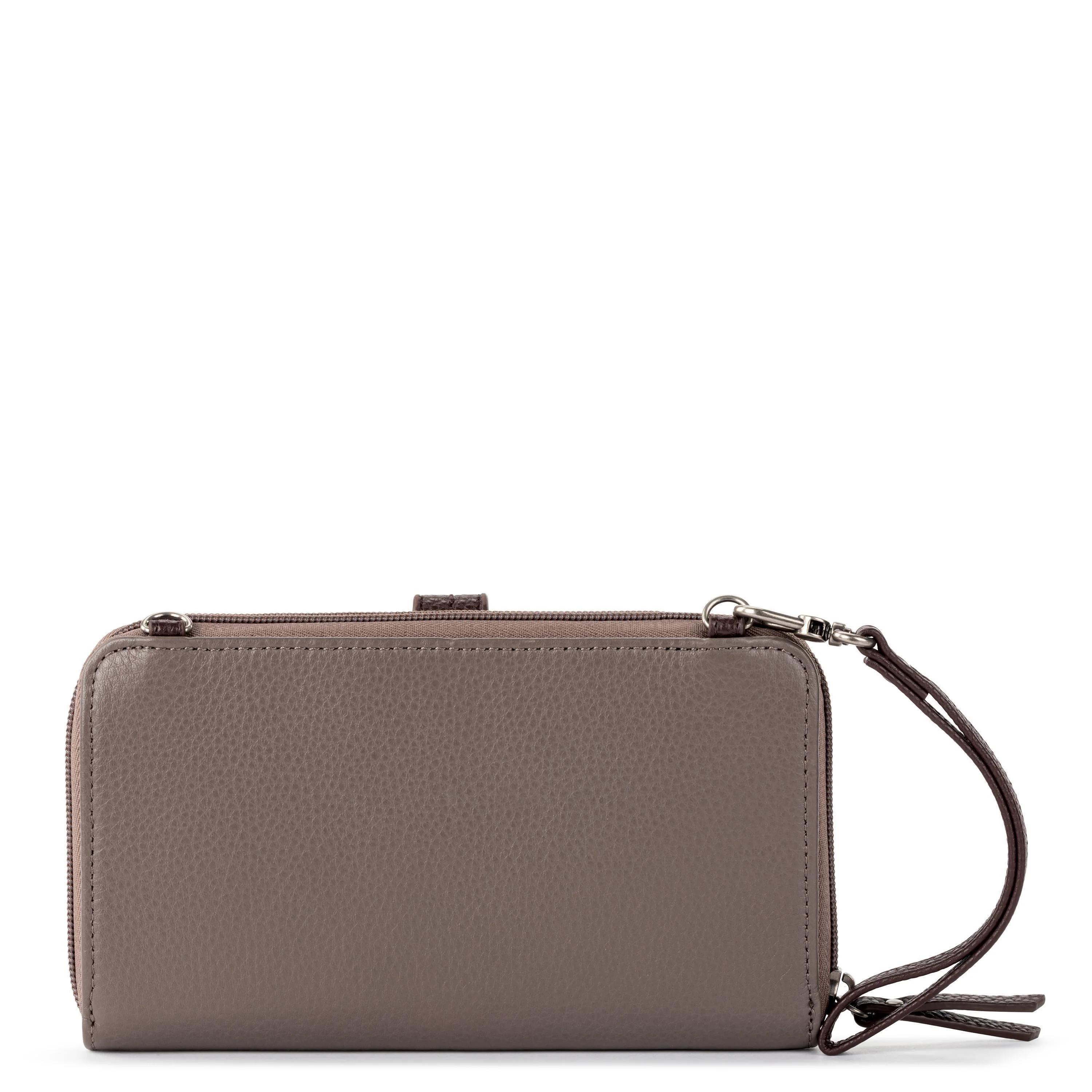 Iris Smartphone Wallet - Leather - Mushroom Suede - Image 6