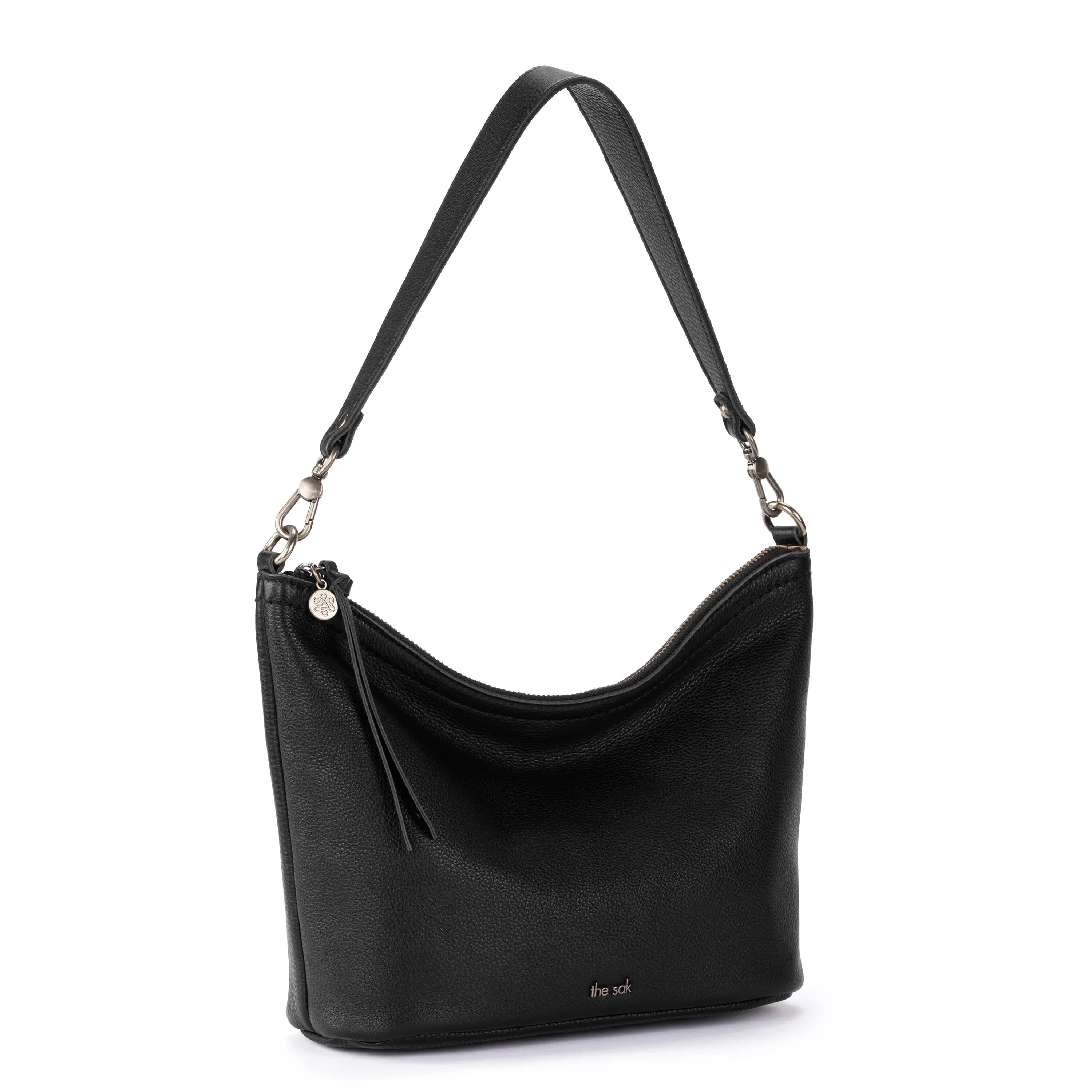 Jasmine Small Hobo - Leather - Black - Image 5
