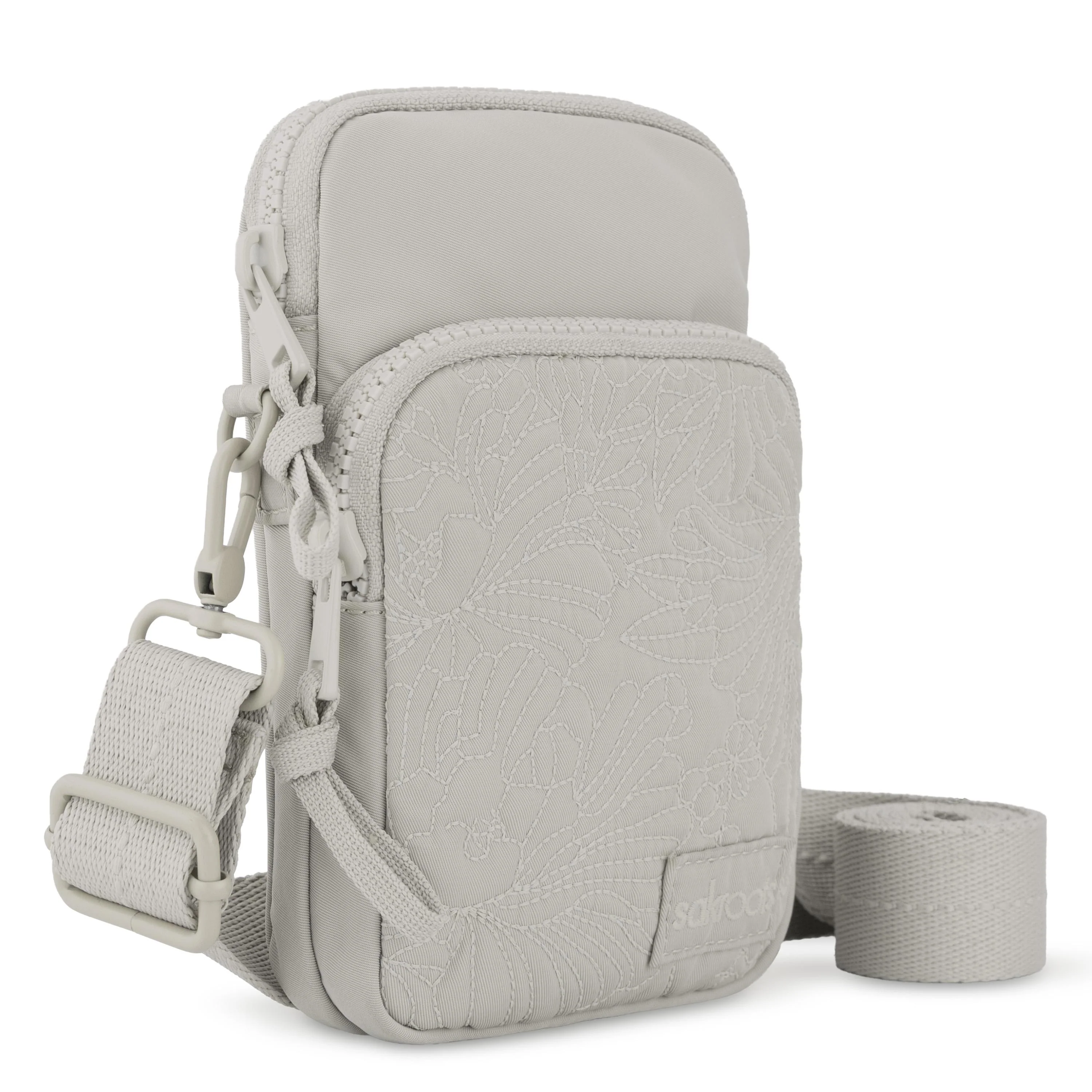 Koa Smartphone Crossbody - EcoTwill - Pebble Flower Blossom Quilted - Image 4