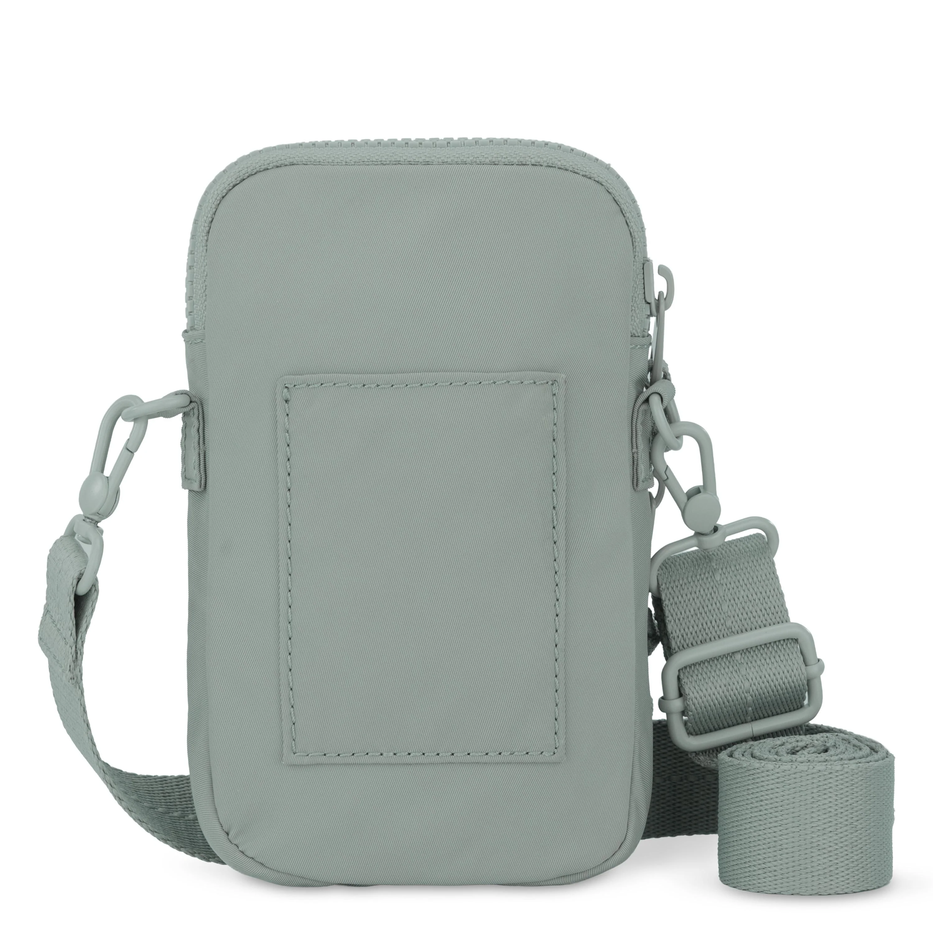 Koa Smartphone Crossbody - EcoTwill - Sage Flower Blossom Quilted - Image 6