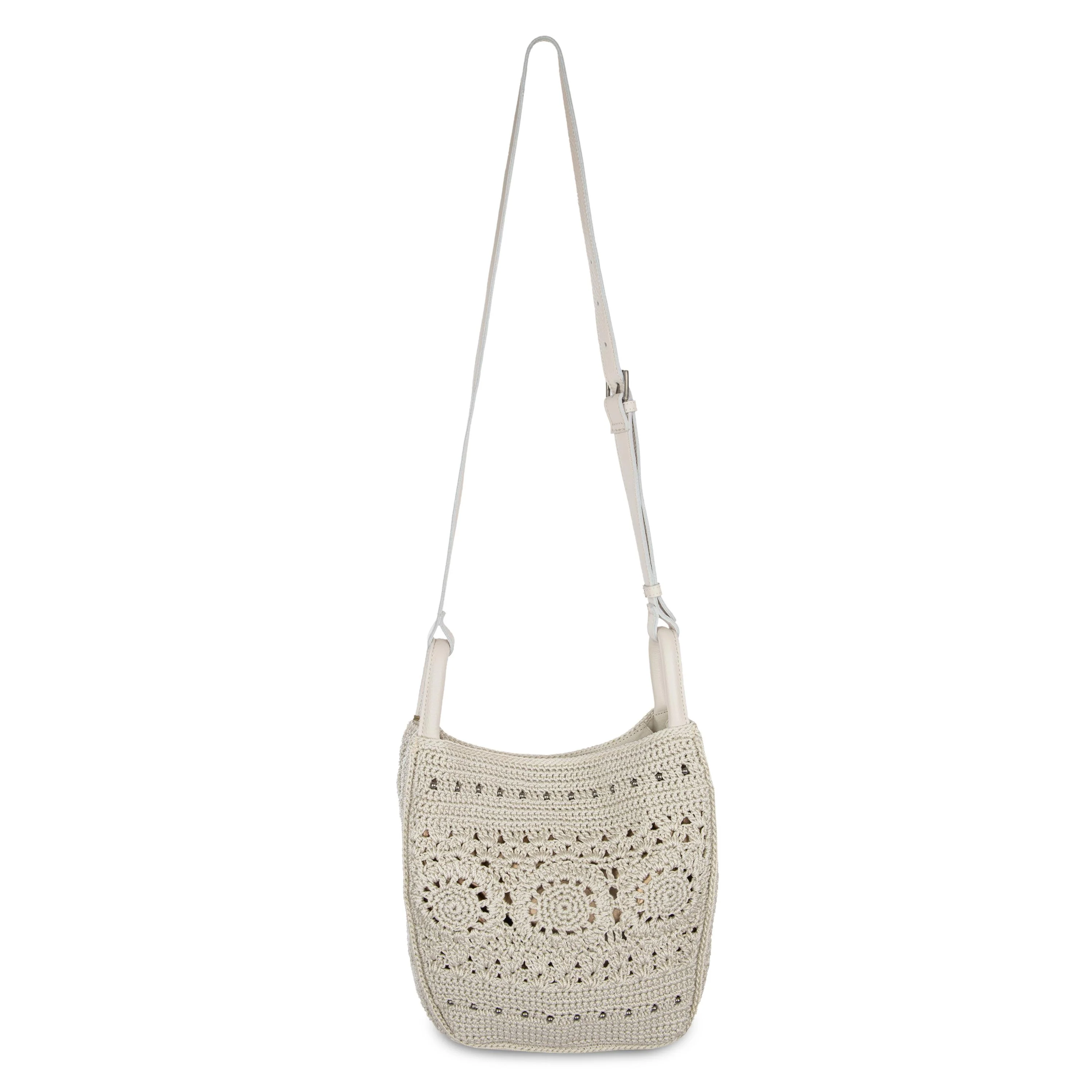 Los Feliz Crossbody - Hand Crochet - Natural Medallion - Image 6