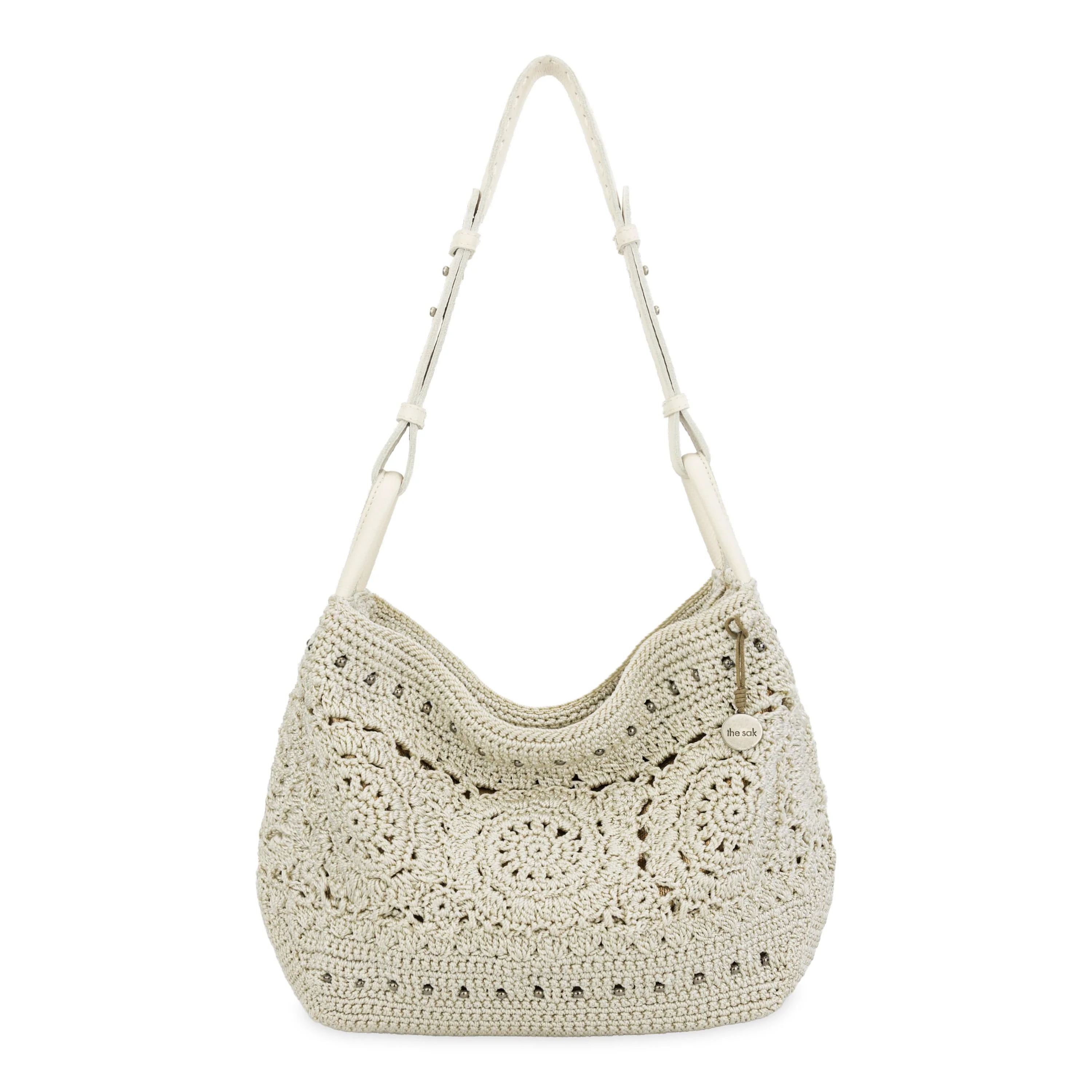 Los Feliz Hobo - Hand Crochet - Natural Medallion