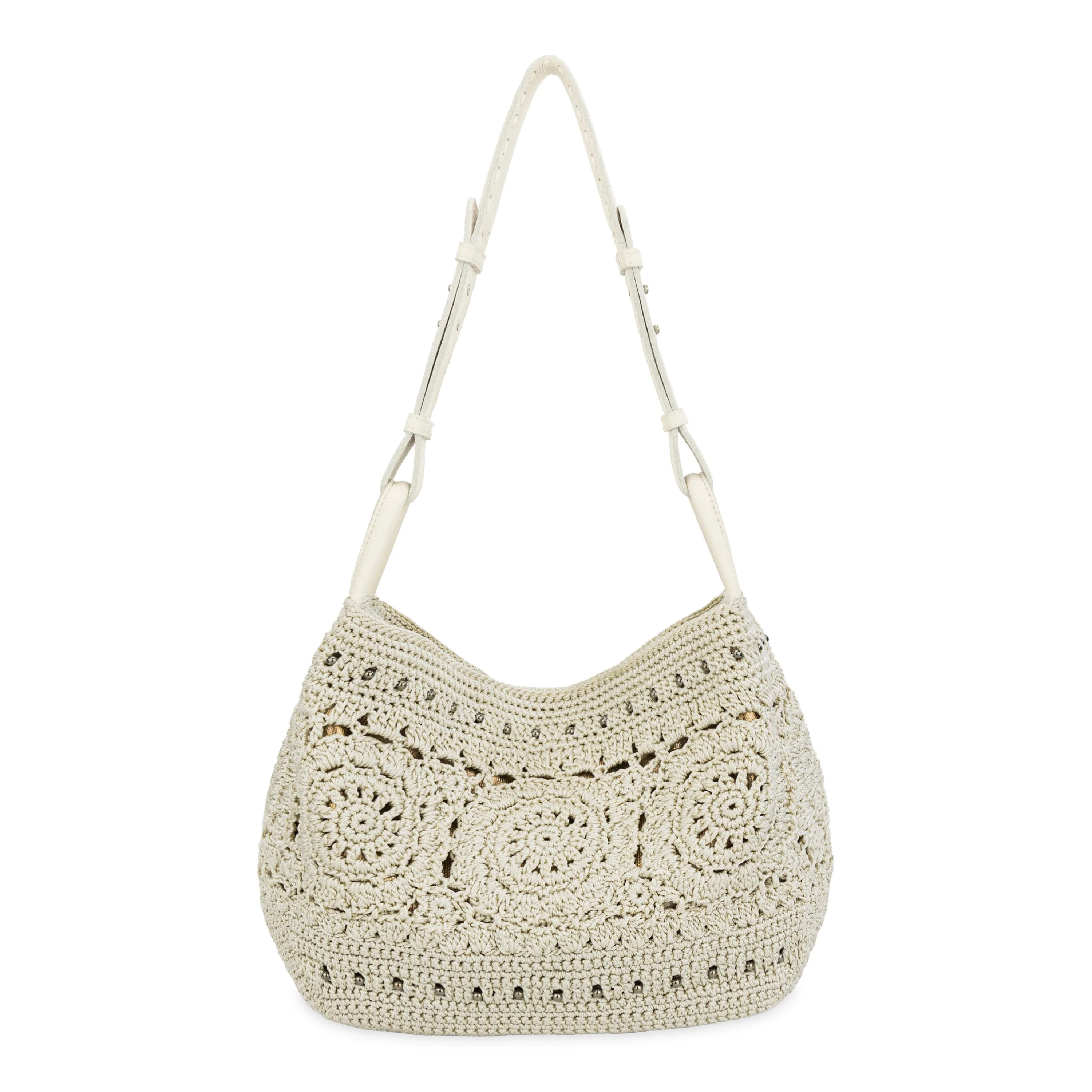 Los Feliz Hobo - Hand Crochet - Natural Medallion - Image 4